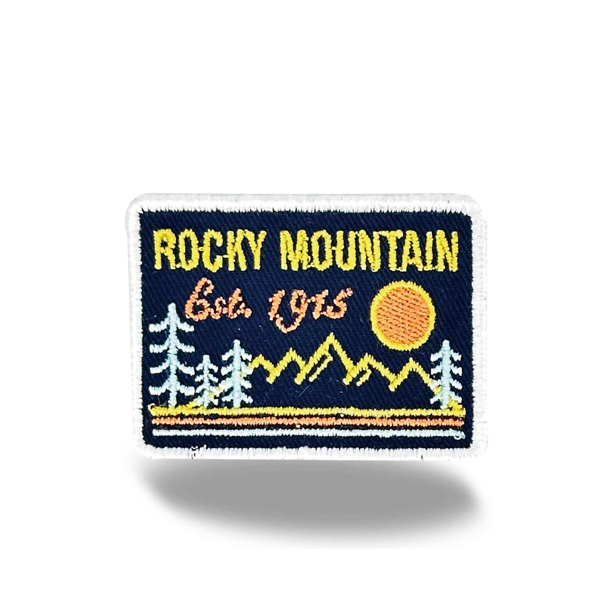 Rocky Mountain National Park Iron On Embroidery Patch