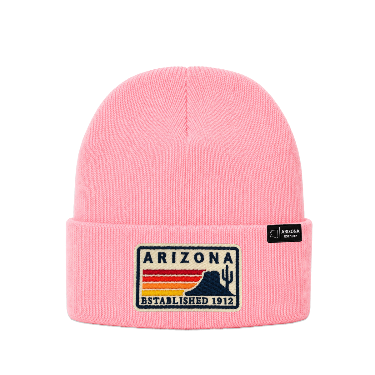 Arizona State Patch Knit Beanie – Classic Acrylic Winter Hat