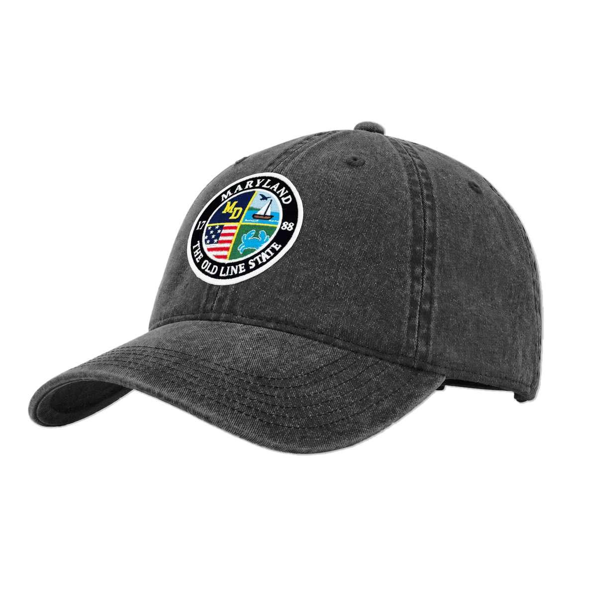 Maryland Heritage Pigment Dye Washed Cap - Vintage Baseball Hat