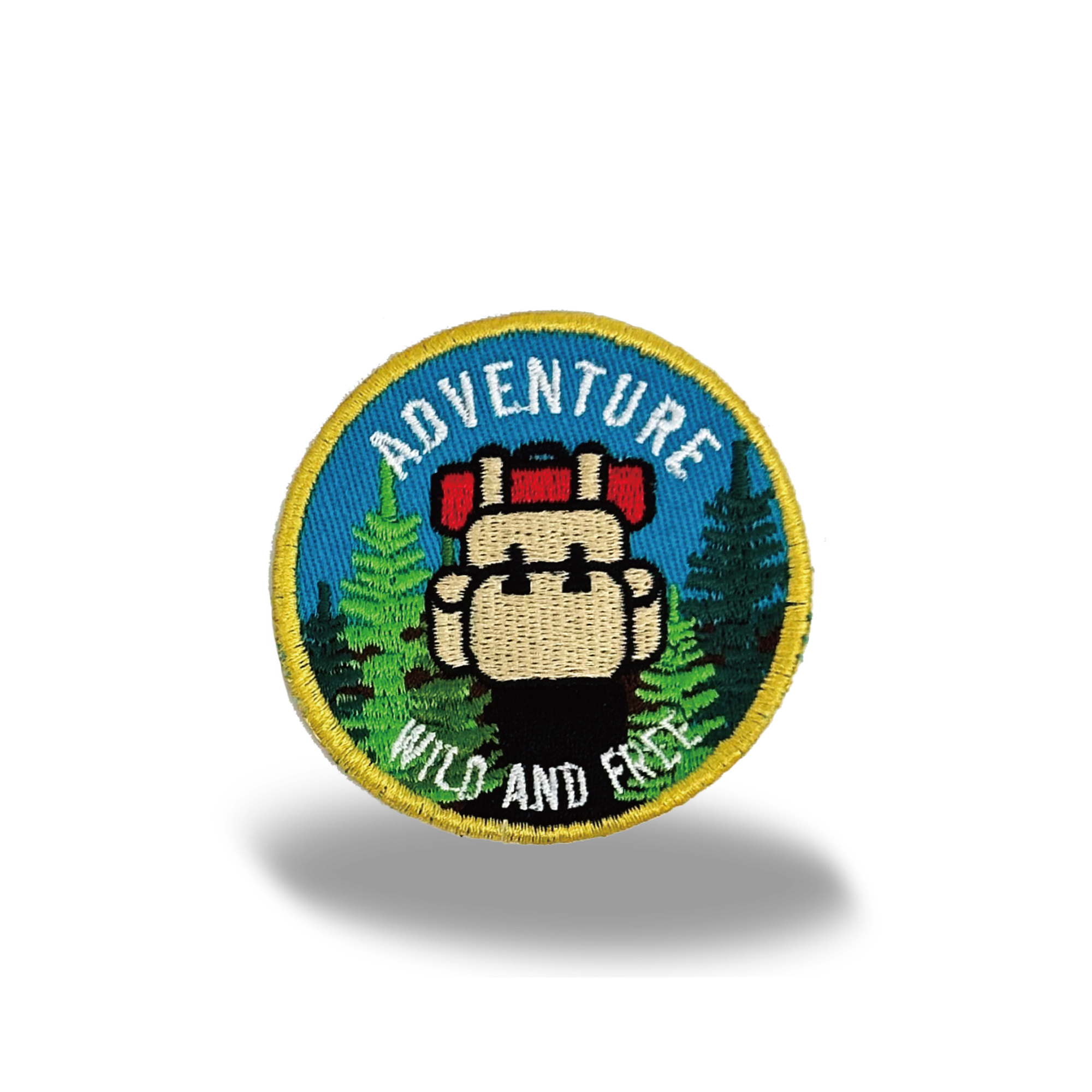 Adventure Wild and Free Iron On Embroidery Patch