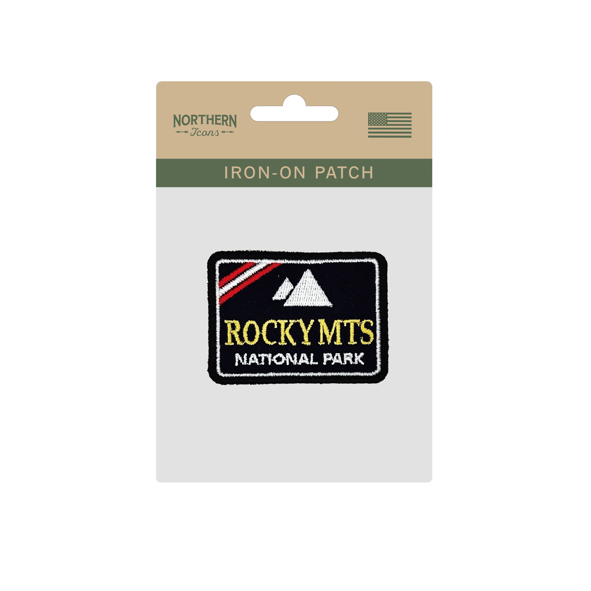 Rocky Mountains National Park Iron On Embroidery Patch