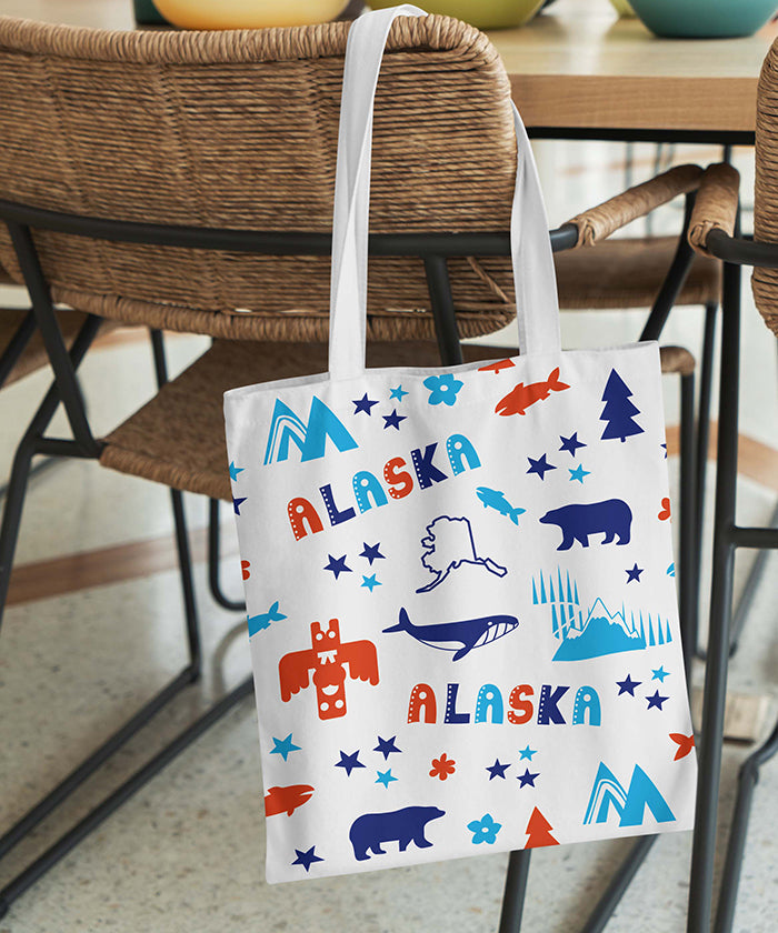 Wild Alaska Doodle Tote Bag
