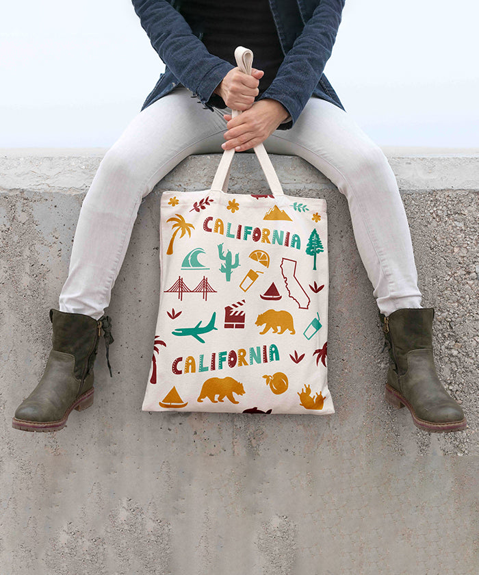 California Icons Tote Bag