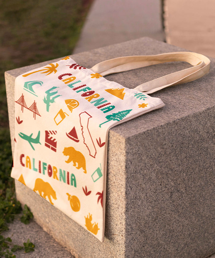 California Icons Tote Bag