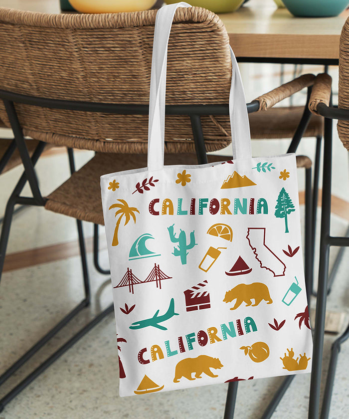 California Icons Tote Bag