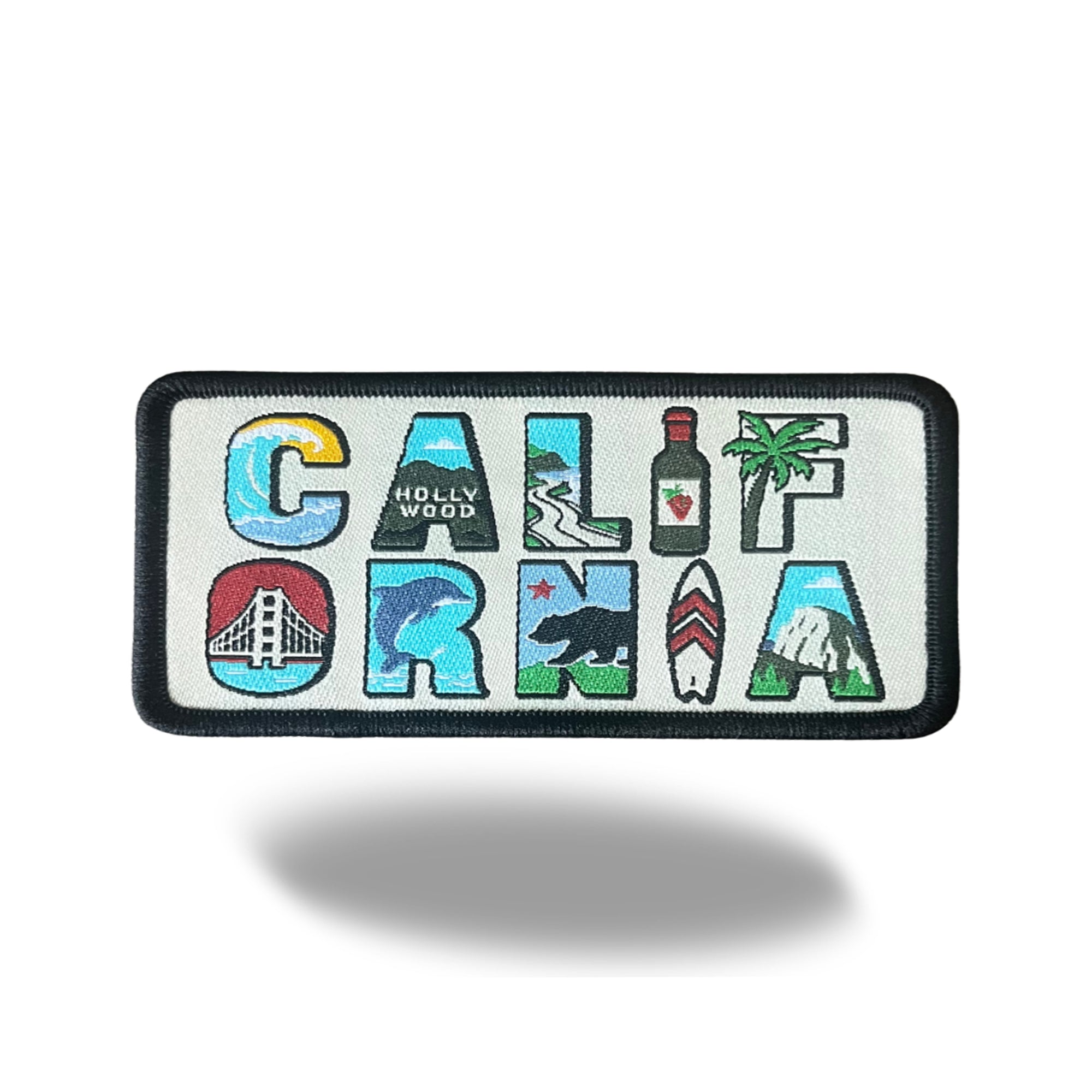 California State Iron-on Embroidered Patch | USA Travel Souvenir Patch for Hats, Jackets & Backpacks