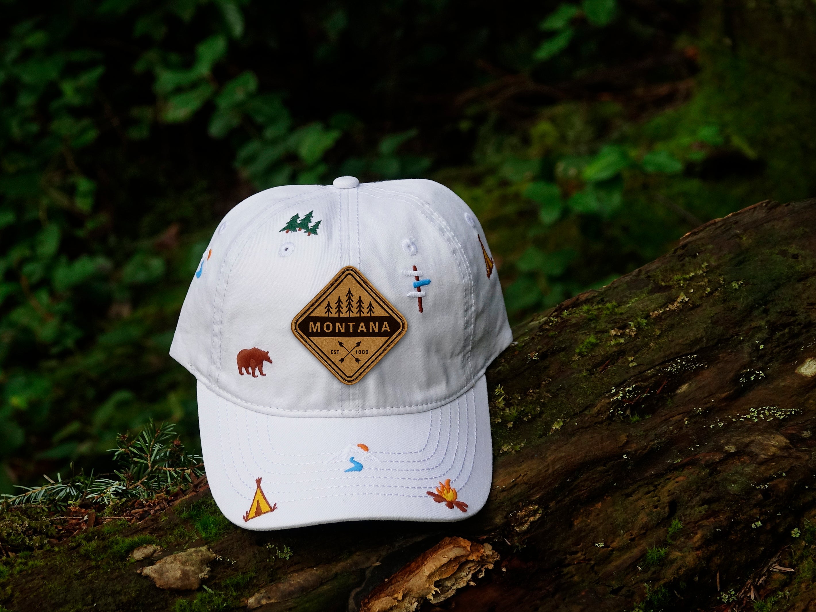 Montana Outdoor Adventure Baseball Cap for Camping, Hiking, and Travel Enthusiasts