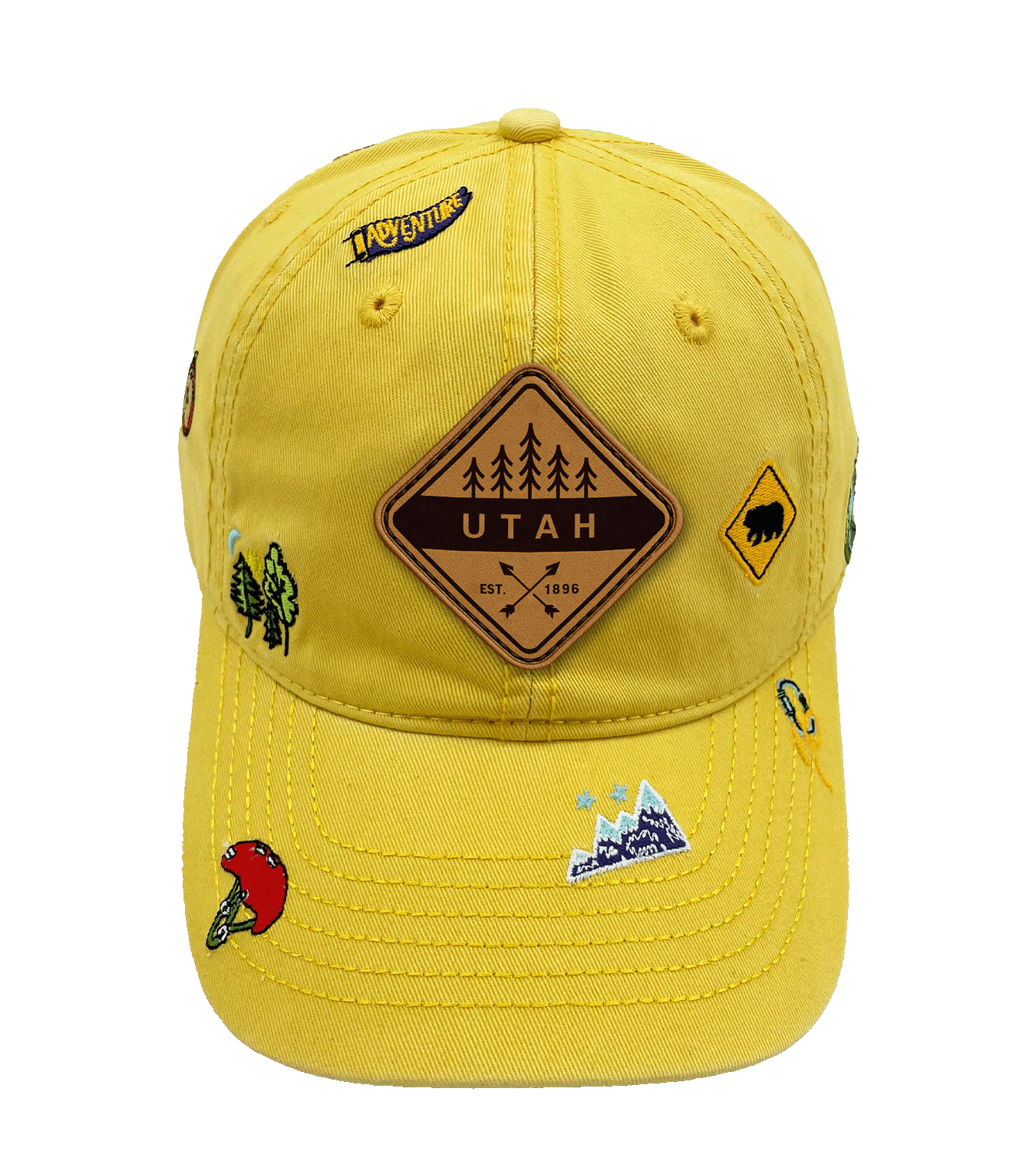 Utah Outdoor Baseball Cap for Hiking, Camping, and Nature Lovers