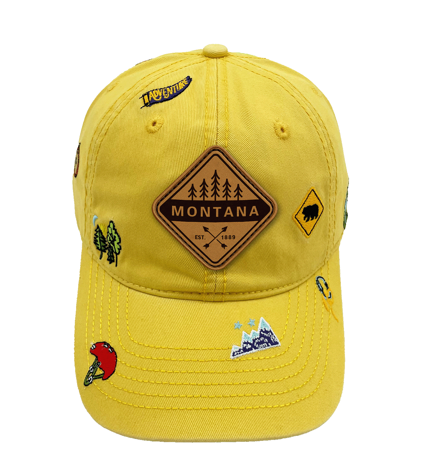 Montana Hiking Outdoor Baseball Cap for Campers and Nature Explorers