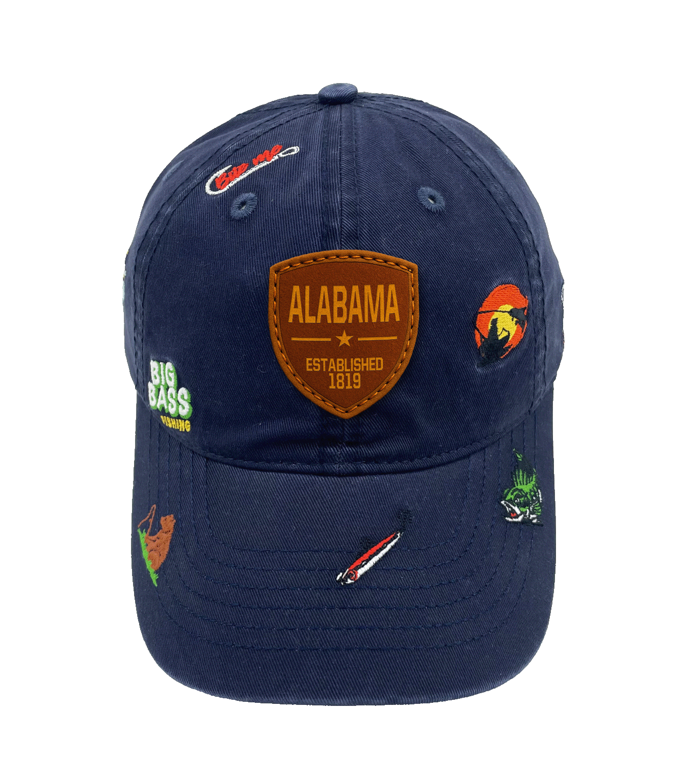 Alabama Fishing Adventure Baseball Cap for Anglers and Outdoor Enthusiasts