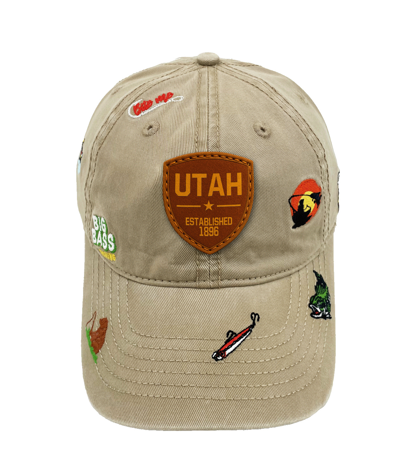 Utah Outdoor Baseball Cap for Fishing, Hiking, and Adventure Enthusiasts