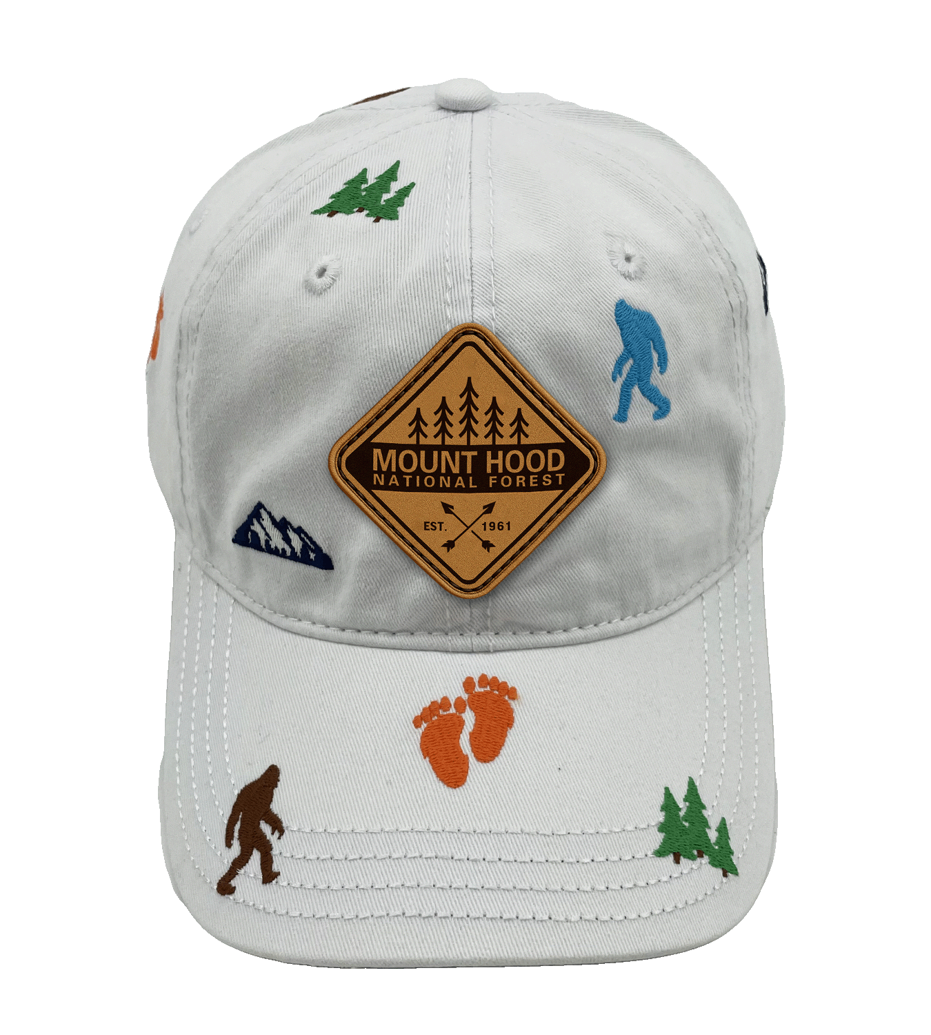 Mount Hood Bigfoot Adventure Baseball Cap for Hikers, Campers, and Nature Explorers