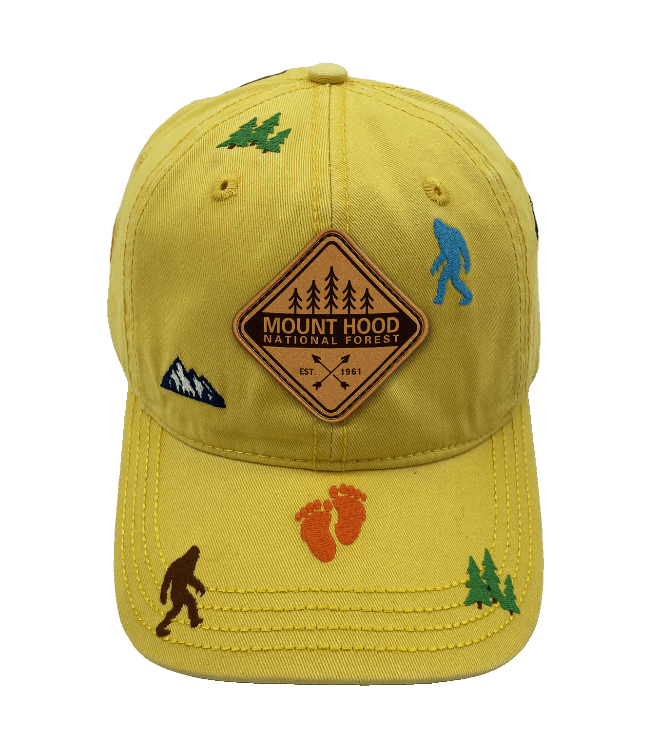 Mount Hood Bigfoot Adventure Baseball Cap for Hikers, Campers, and Nature Explorers