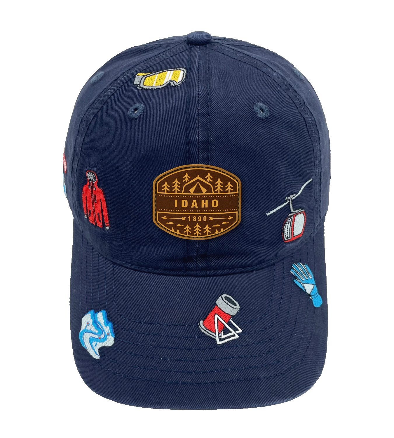 Sun Valley Idaho Embroidered Baseball Cap ¨C Ski Mountain Adventure Hat