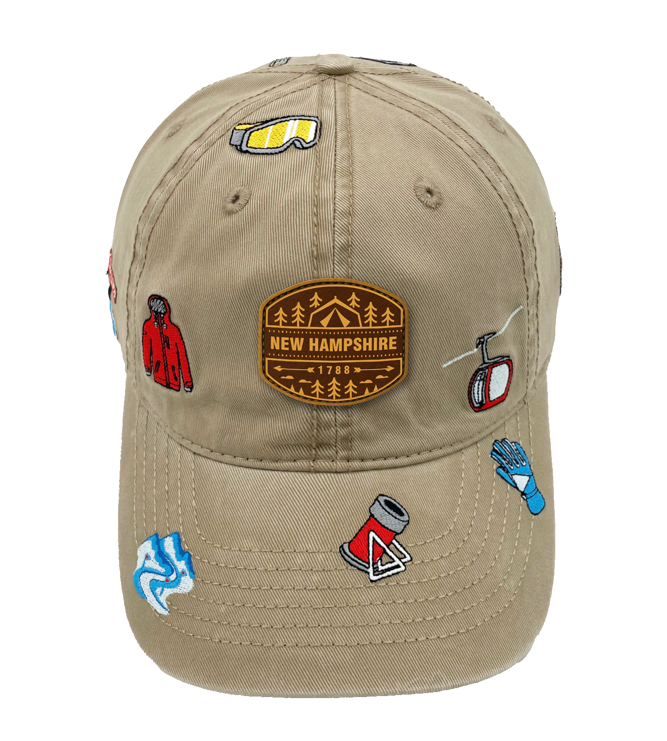 Mount Washington & Bretton Woods Embroidered Baseball Cap ¨C New Hampshire Adventure Hat
