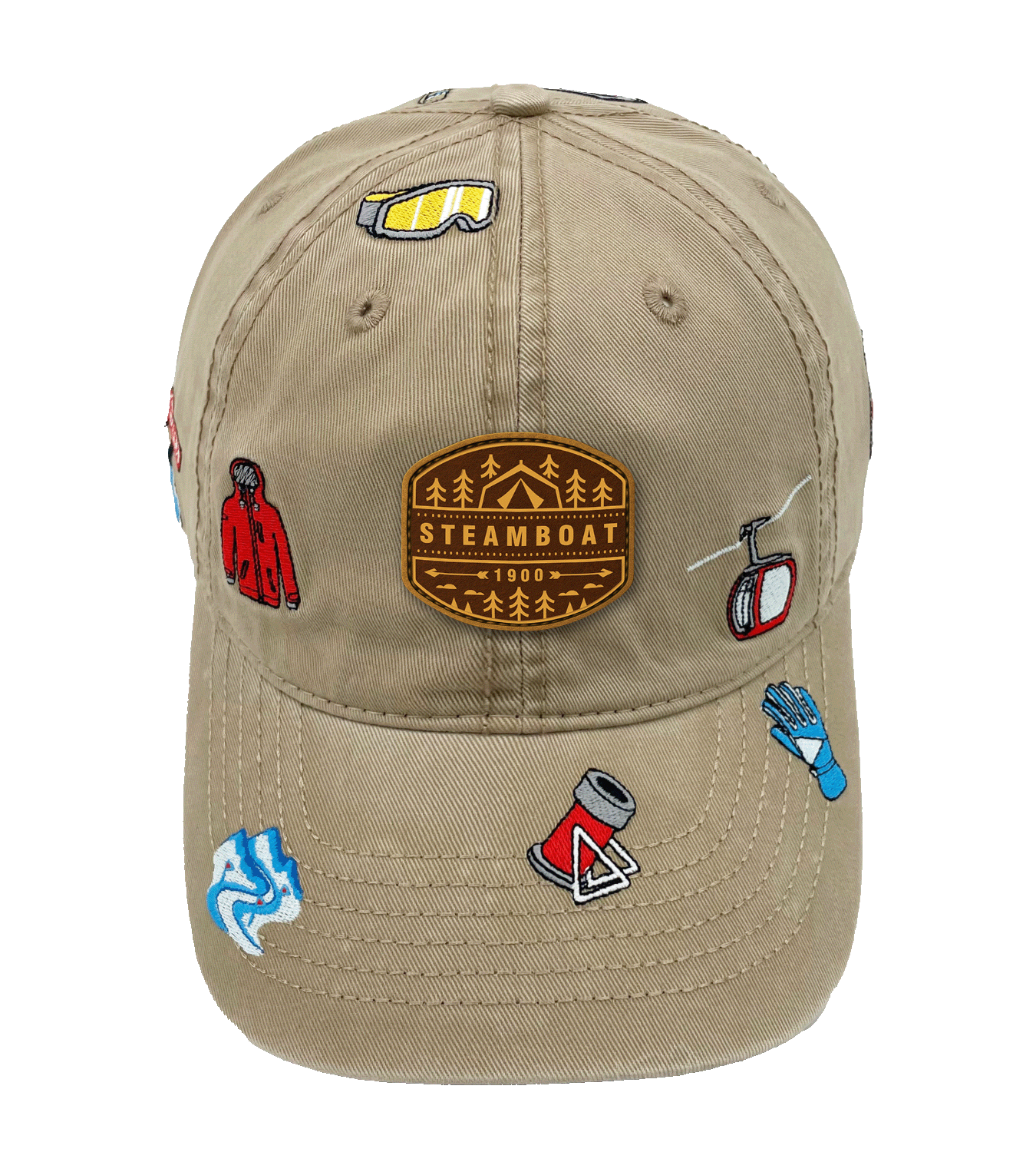 Steamboat Colorado Embroidered Baseball Cap ¨C Skiing Mountain Outdoor Travel Souvenir Hat