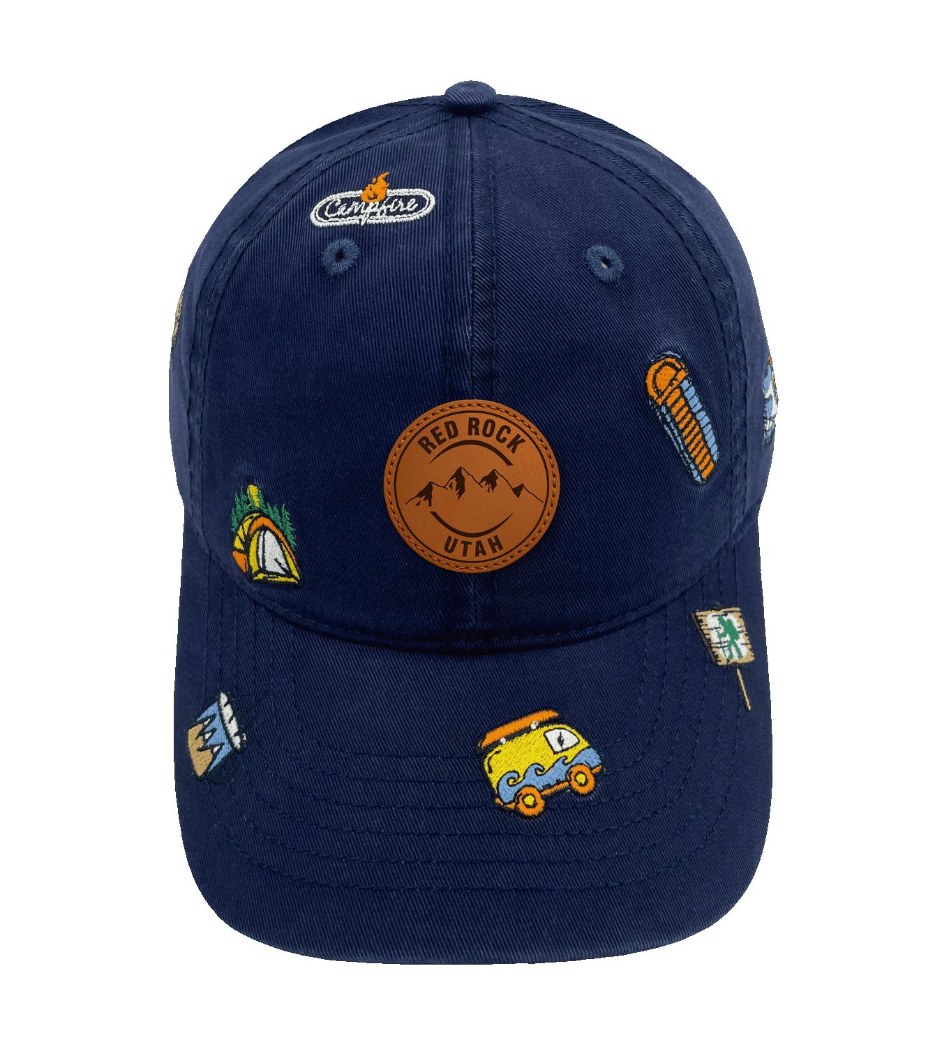 Utah Red Rock Camping Embroidered Baseball Cap ¨C Adventure Outdoor Travel Hiking Hat