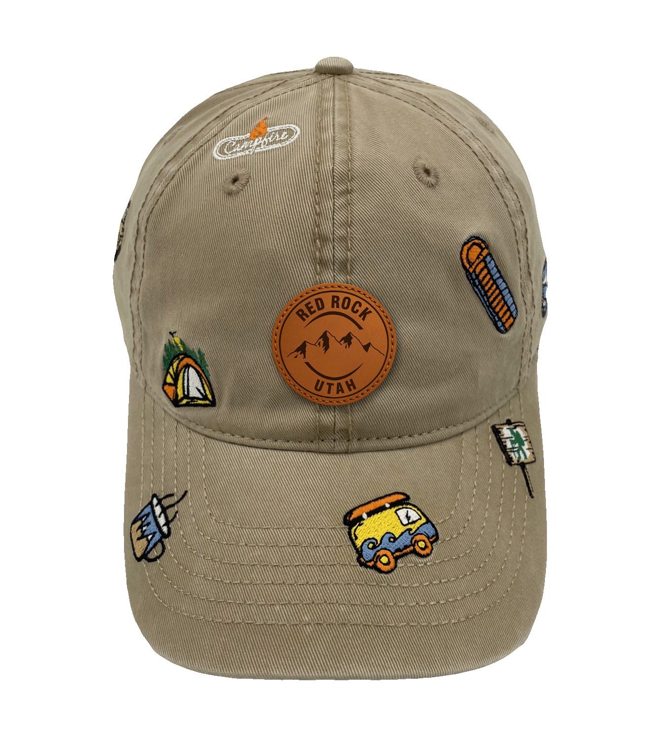Utah Red Rock Camping Embroidered Baseball Cap ¨C Adventure Outdoor Travel Hiking Hat