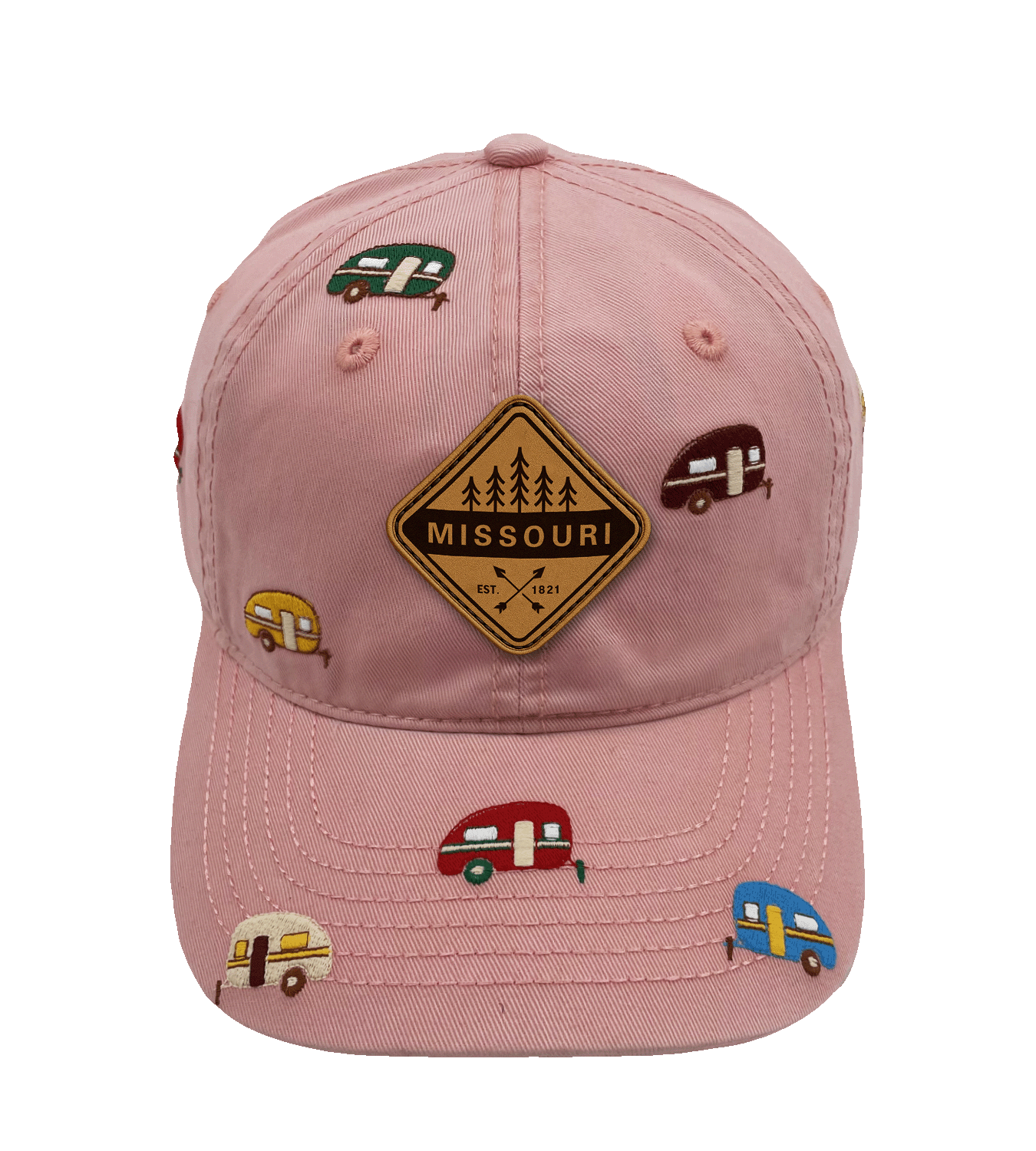 Missouri Camper Embroidered Baseball Cap ¨C Outdoor Adventure Road Trip Travel Hat