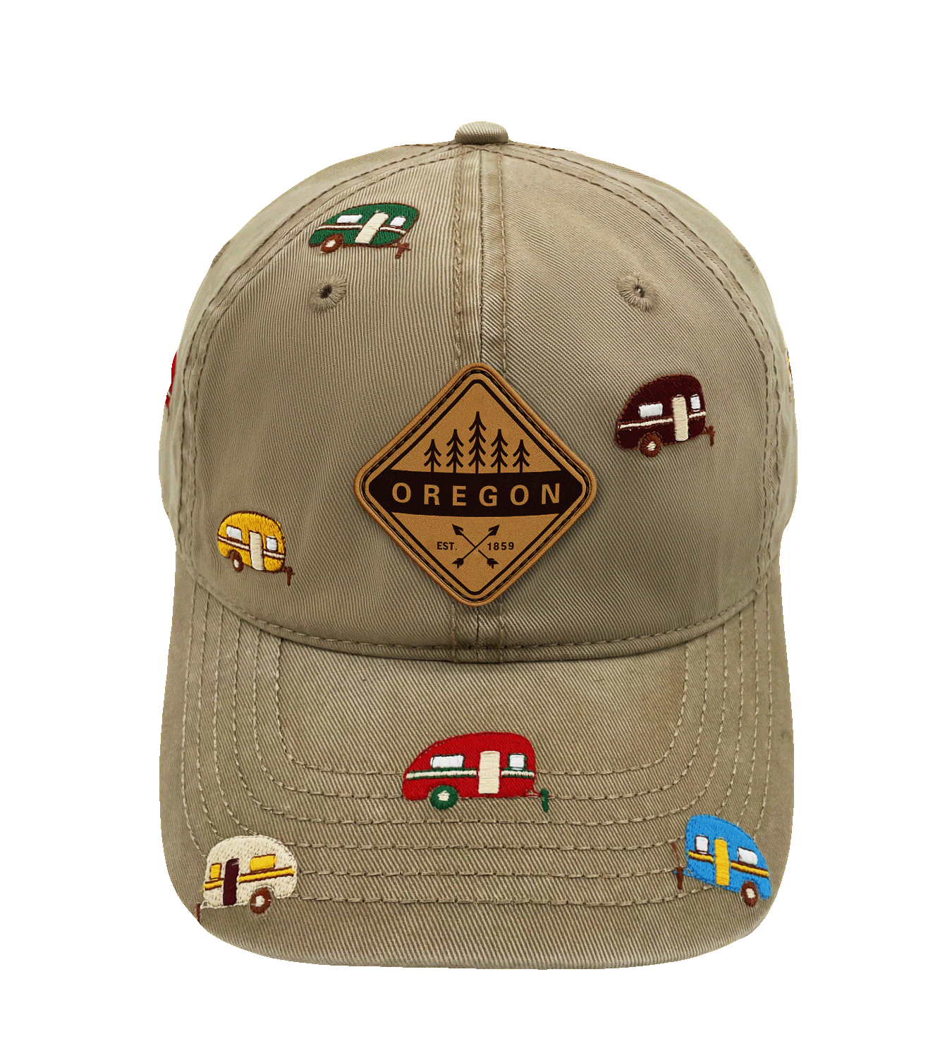Oregon Camper Embroidered Baseball Cap ¨C Outdoor Adventure Road Trip Travel Hat