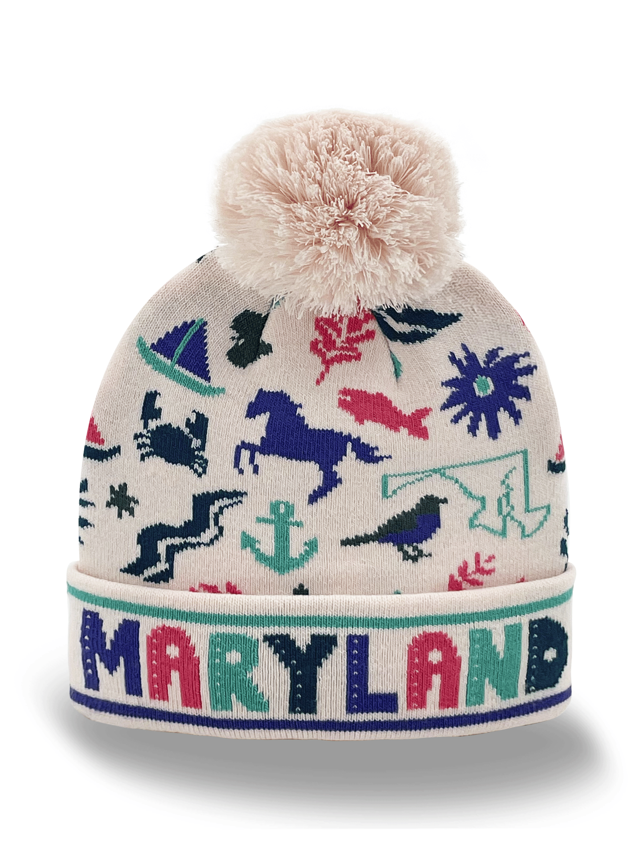 MARYLAND STATE ICON BEANIE