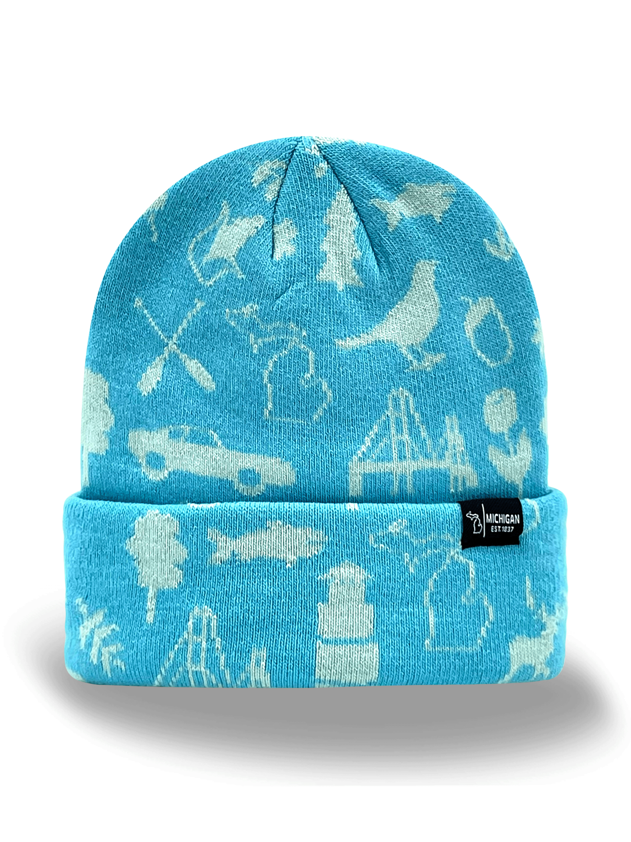 Michigan Icons Knit Beanie