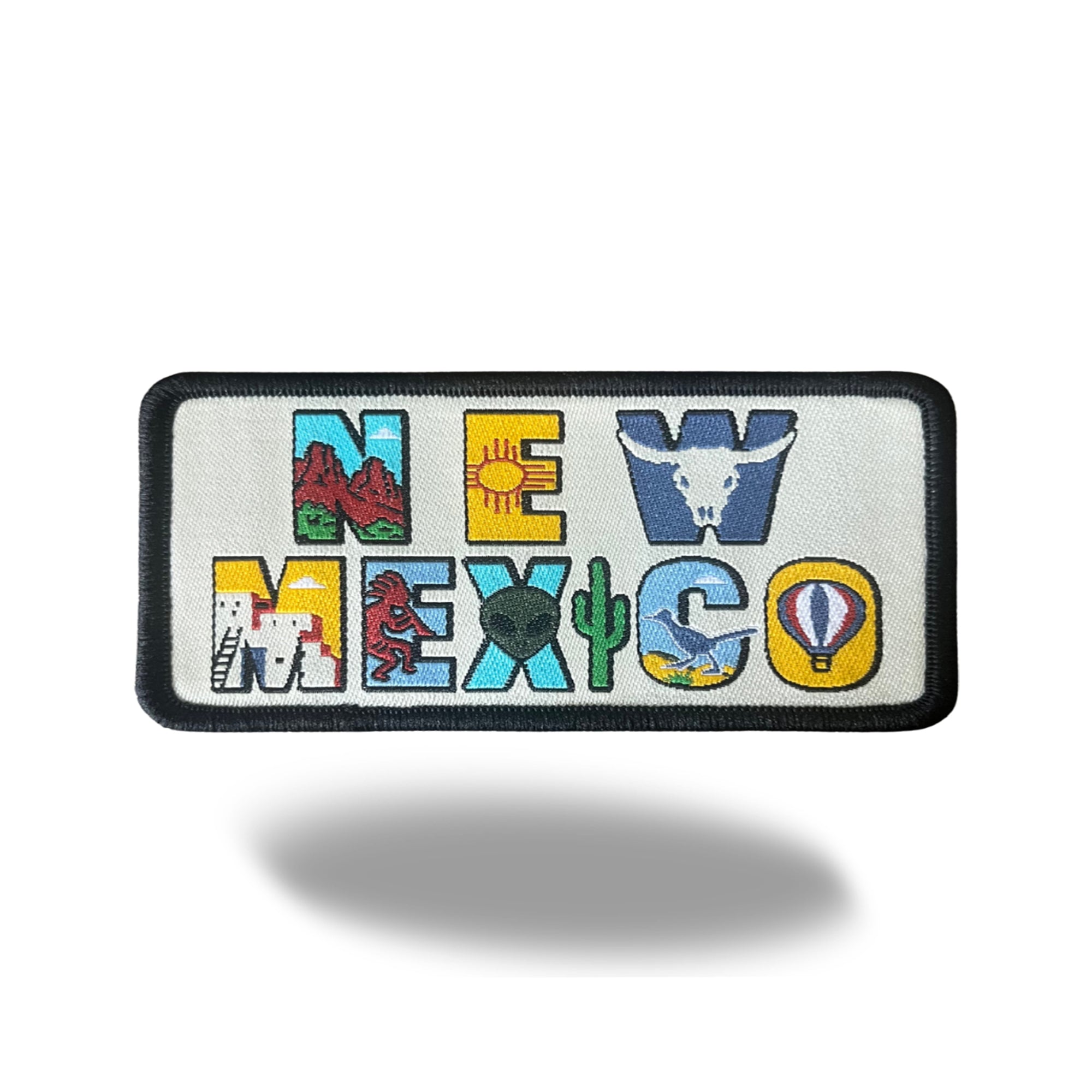 New Mexico State Iron-on Embroidered Patch | USA Travel Souvenir Patch for Hats, Jackets & Backpacks