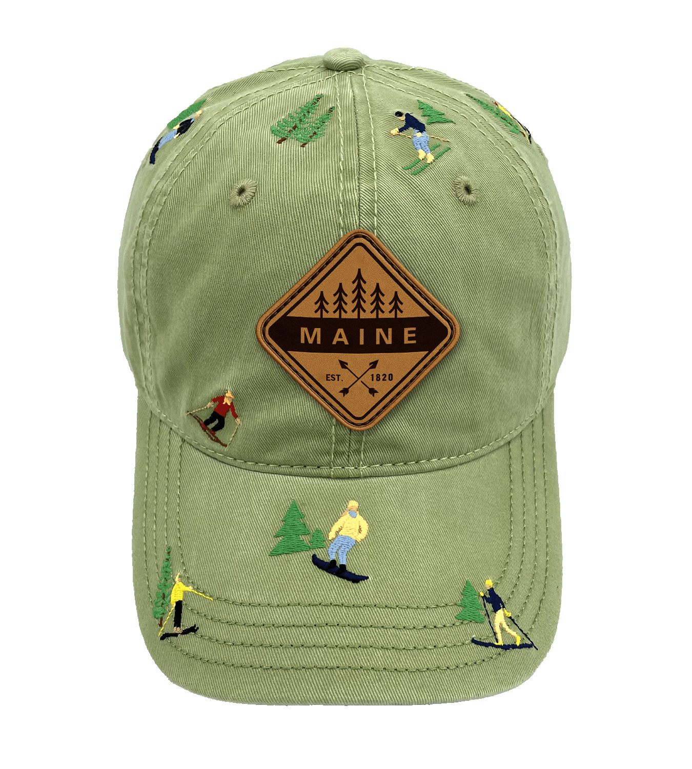 Sugarloaf & Sunday River Maine Embroidered Baseball Cap ¨C Ski Adventure Hat