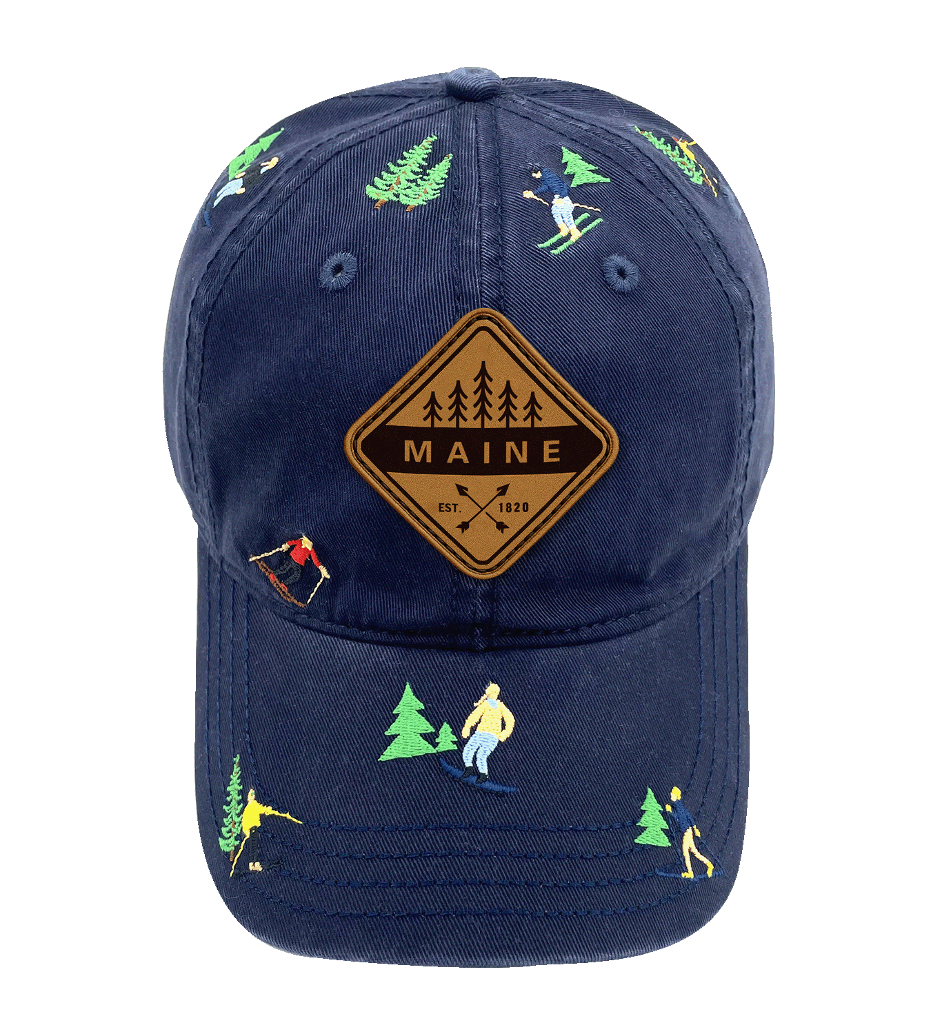 Sugarloaf & Sunday River Maine Embroidered Baseball Cap ¨C Ski Adventure Hat