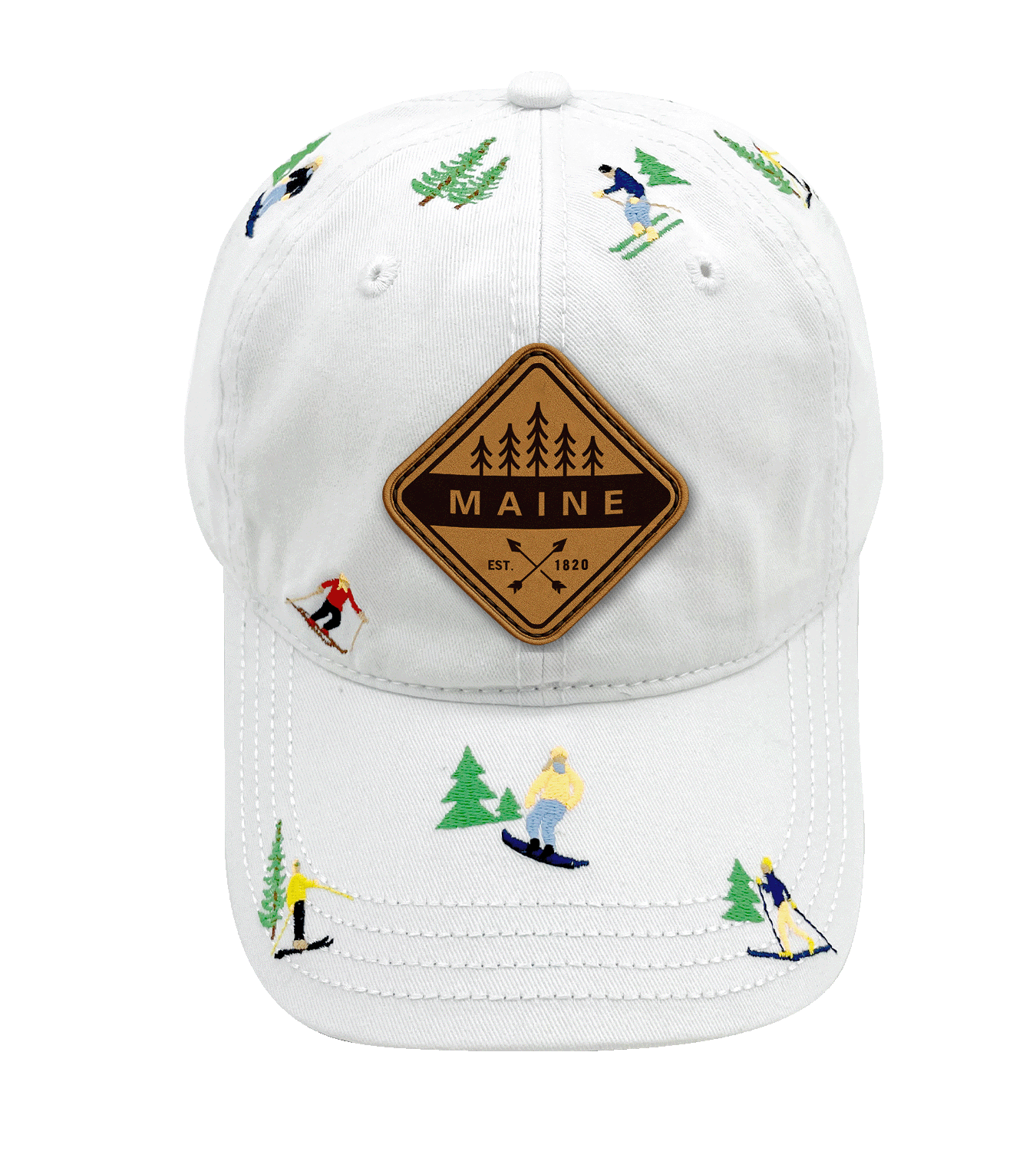 Sugarloaf & Sunday River Maine Embroidered Baseball Cap ¨C Ski Adventure Hat