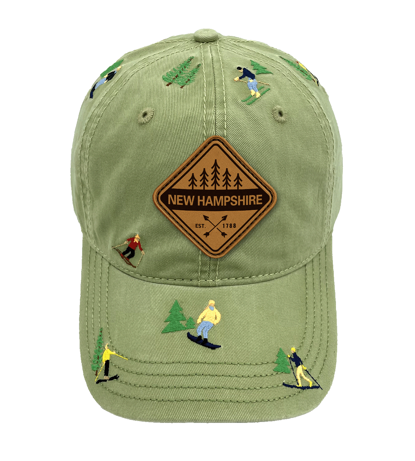 Bretton Woods New Hampshire Embroidered Baseball Cap ¨C Skiing Outdoor Adventure Hat