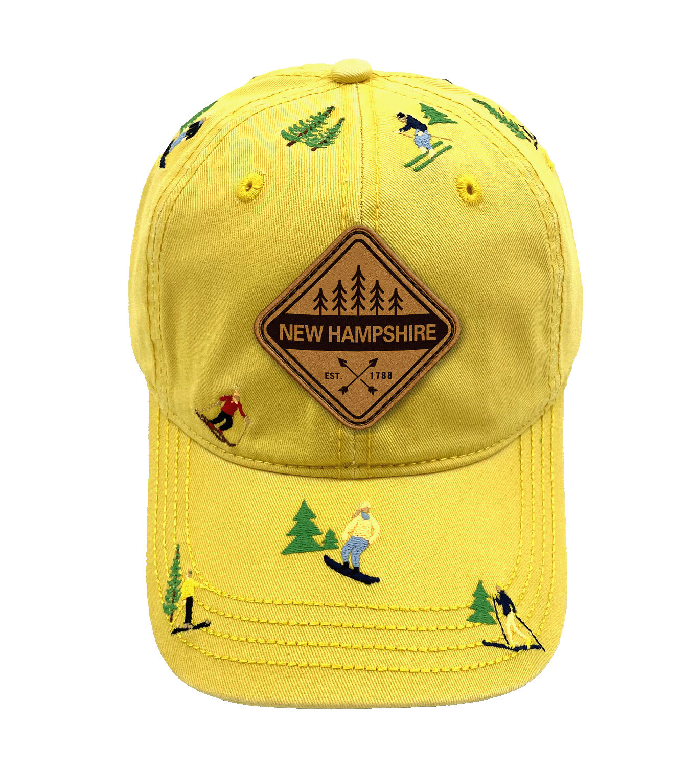 Bretton Woods New Hampshire Embroidered Baseball Cap ¨C Skiing Outdoor Adventure Hat