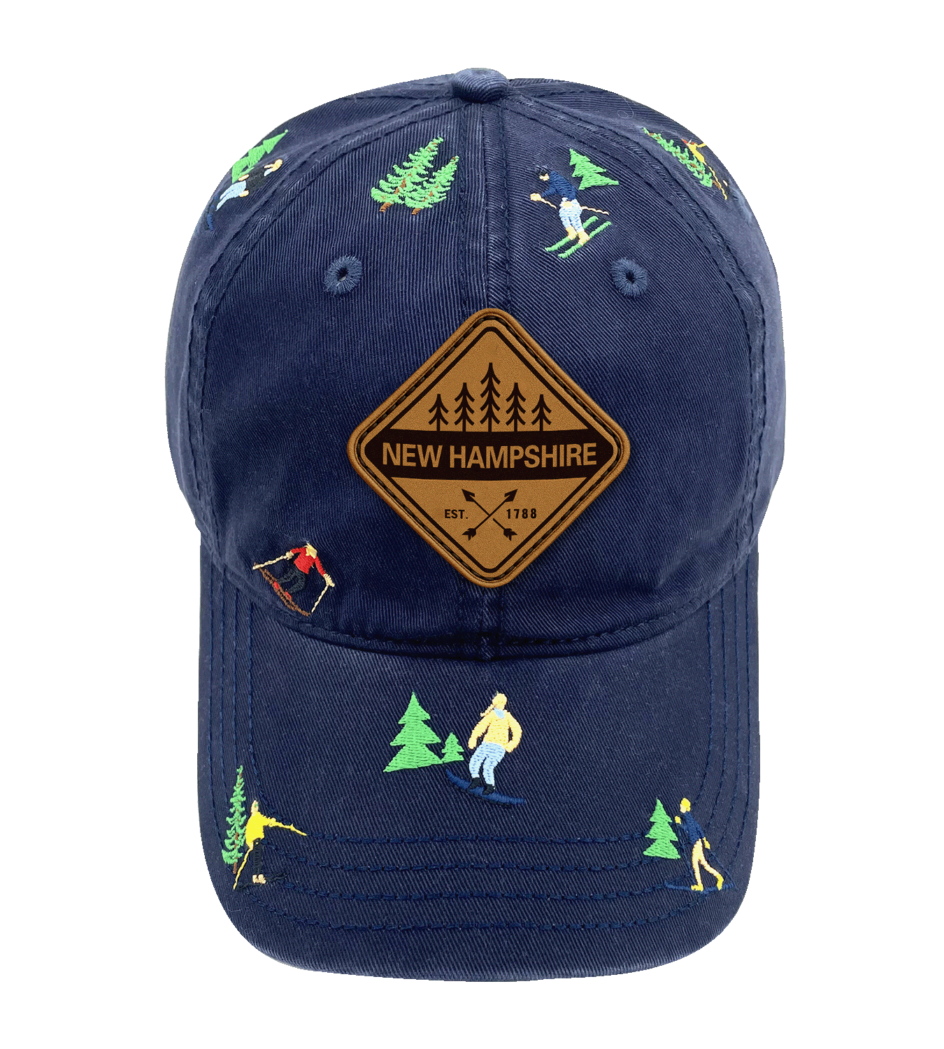 Bretton Woods New Hampshire Embroidered Baseball Cap ¨C Skiing Outdoor Adventure Hat