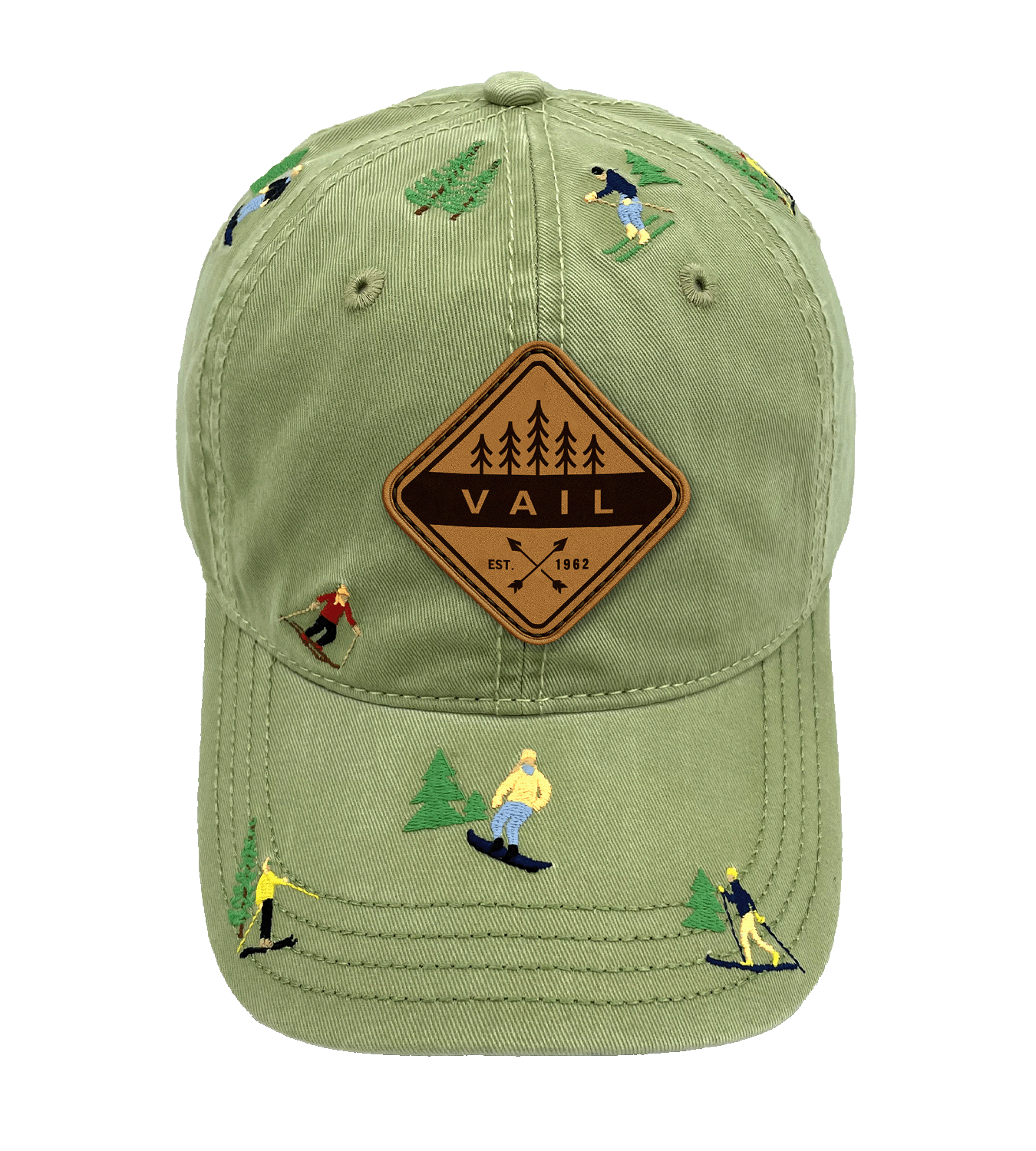 Vail Colorado Embroidered Baseball Cap, Ski Resort Snowboarding Outdoor Adventure Winter Hat