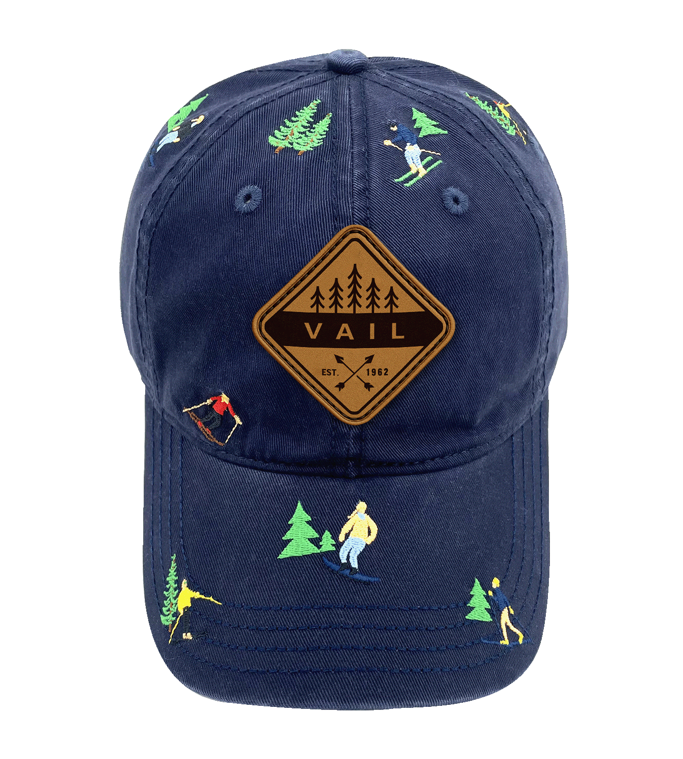 Vail Colorado Embroidered Baseball Cap, Ski Resort Snowboarding Outdoor Adventure Winter Hat