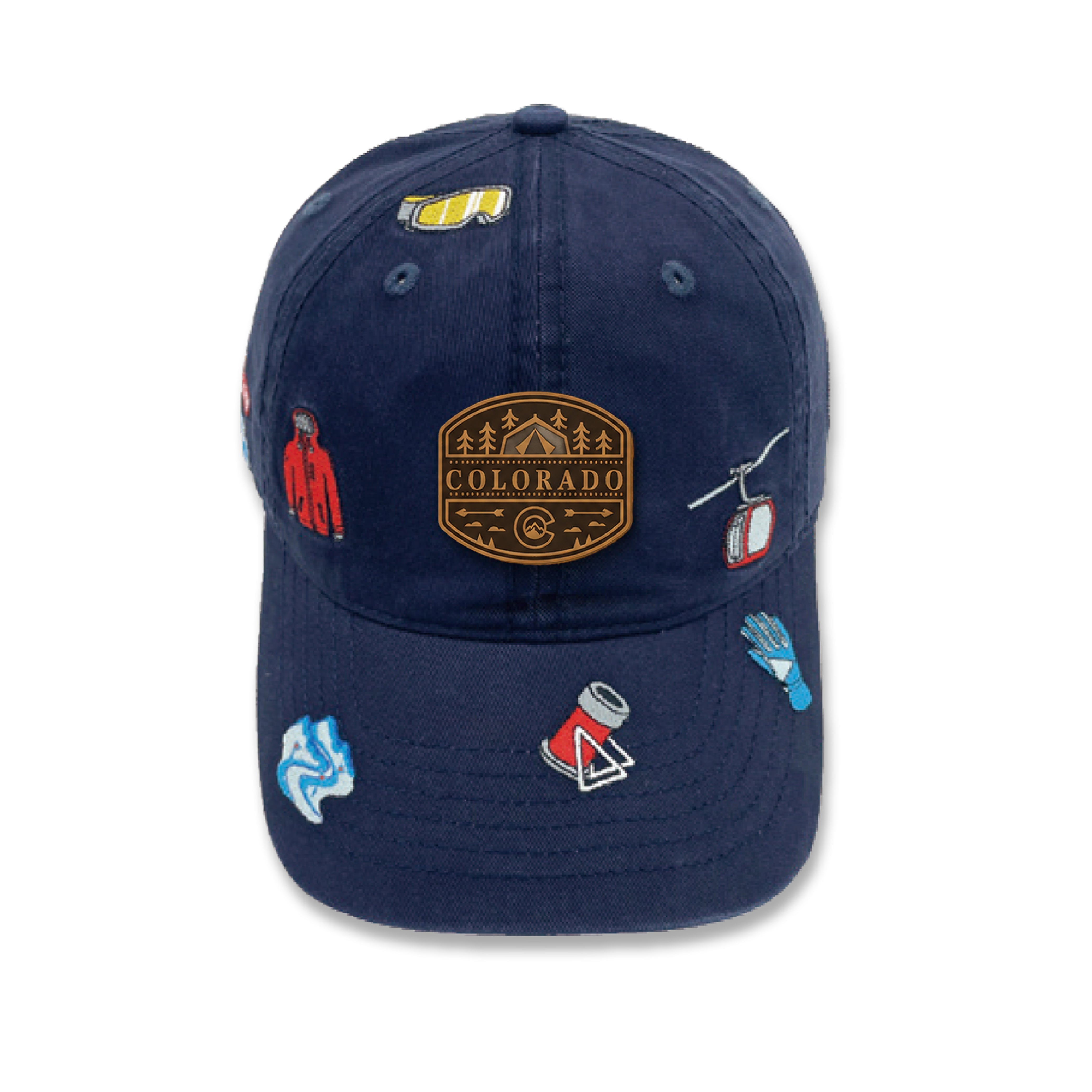 Vail & Breckenridge Colorado Embroidered Baseball Cap ¨C Ski Resort Hat