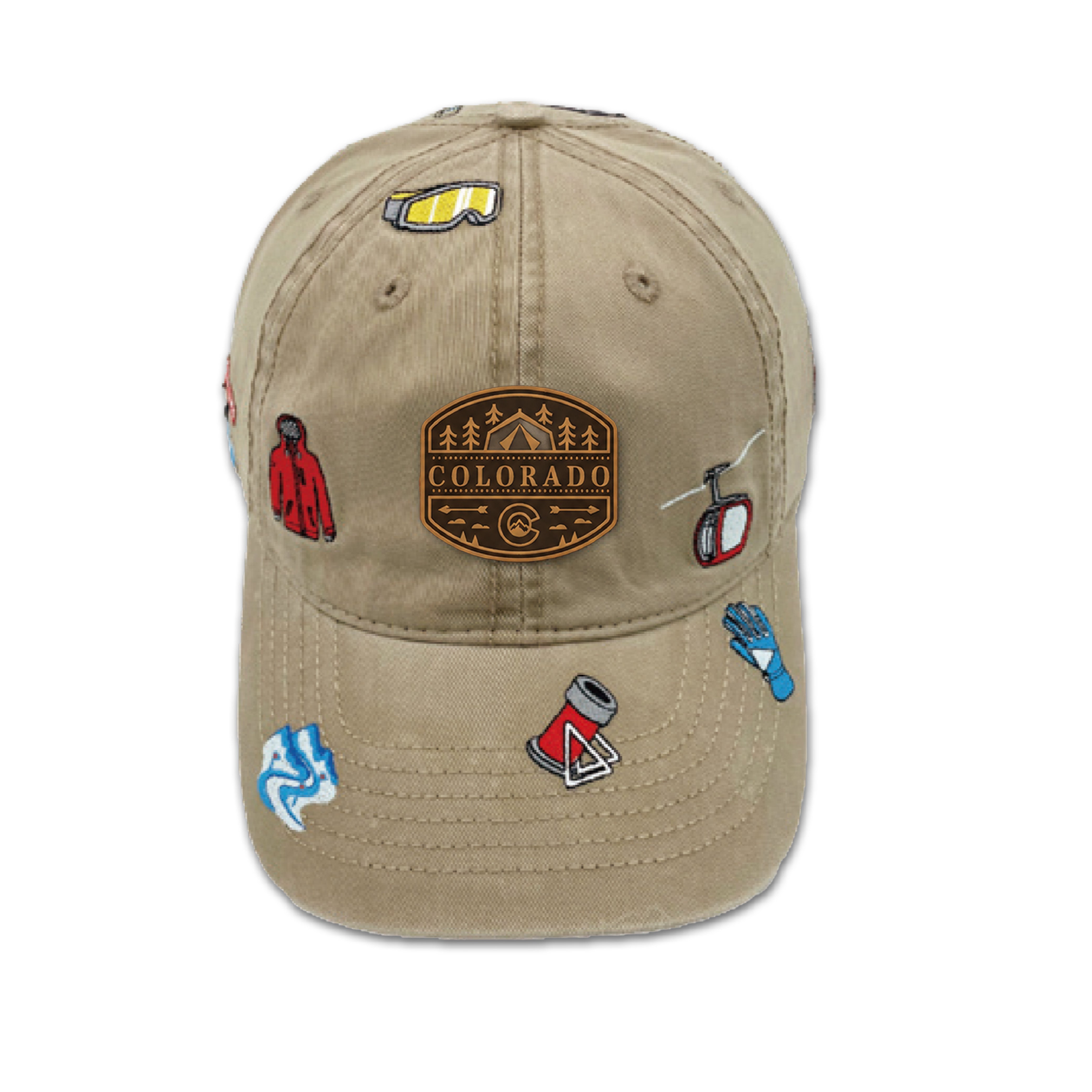 Vail & Breckenridge Colorado Embroidered Baseball Cap ¨C Ski Resort Hat