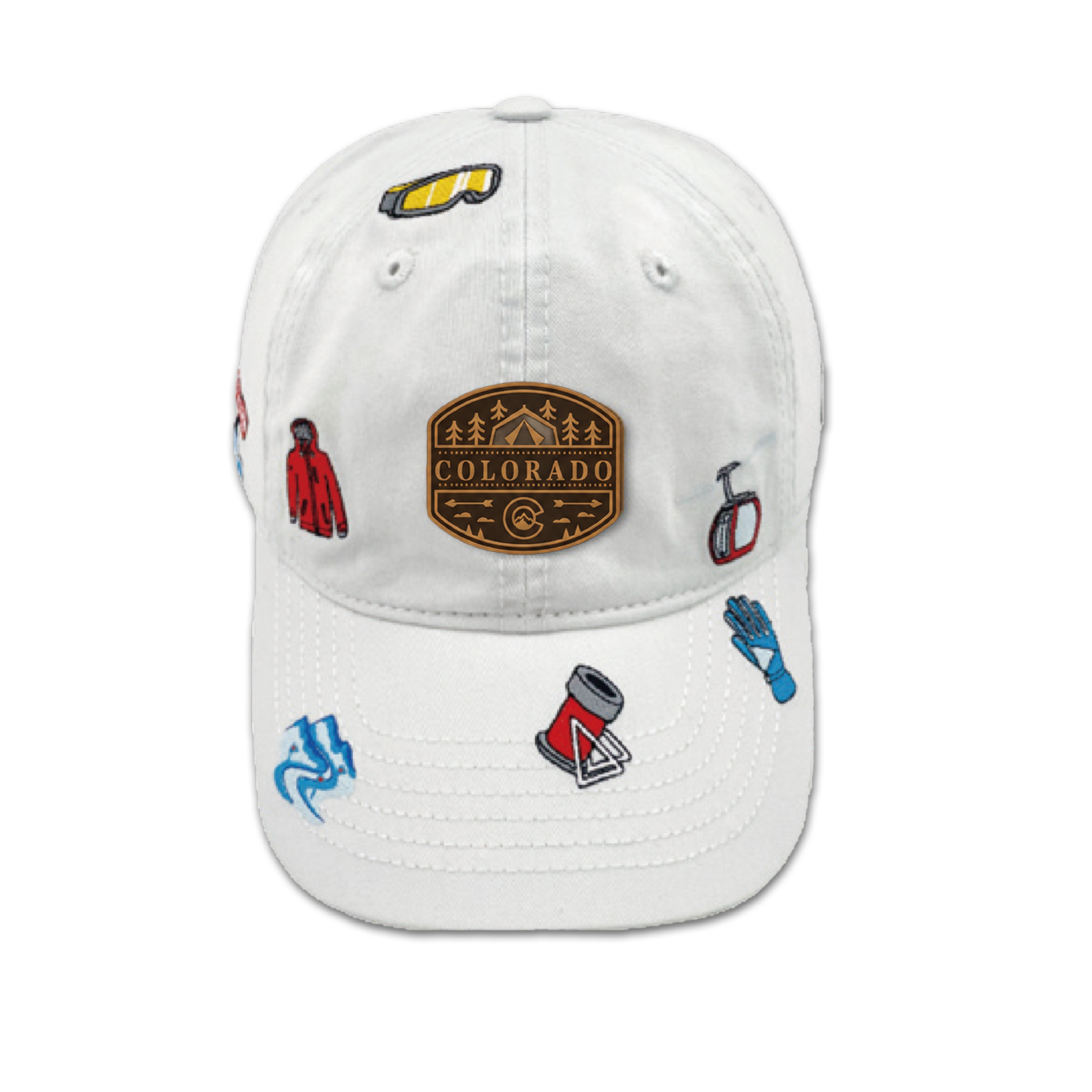 Vail & Breckenridge Colorado Embroidered Baseball Cap ¨C Ski Resort Hat