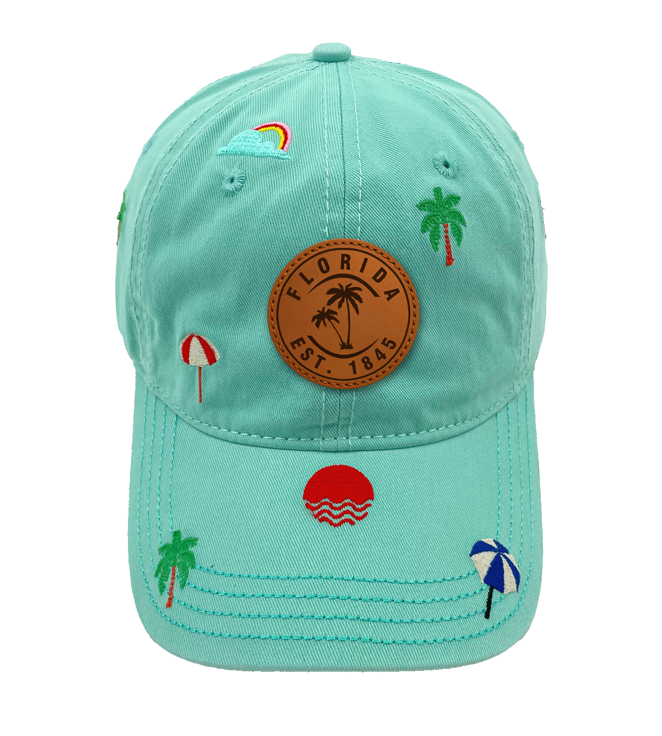 Florida Embroidery Baseball Cap ¨C Vacation Beach Hat for Ocean and Sunshine Lovers