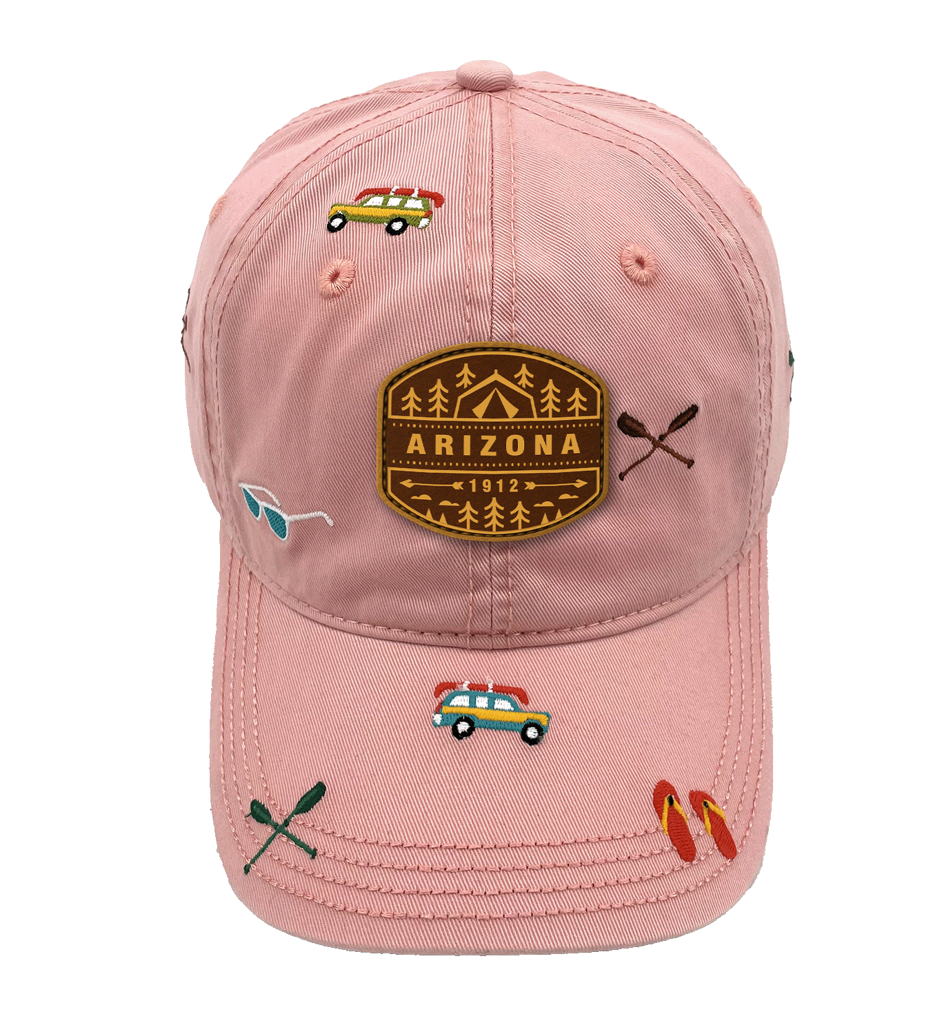 Arizona Adventure Baseball Cap ¨C Outdoor Embroidered Camping & Road Trip Hat for Travelers