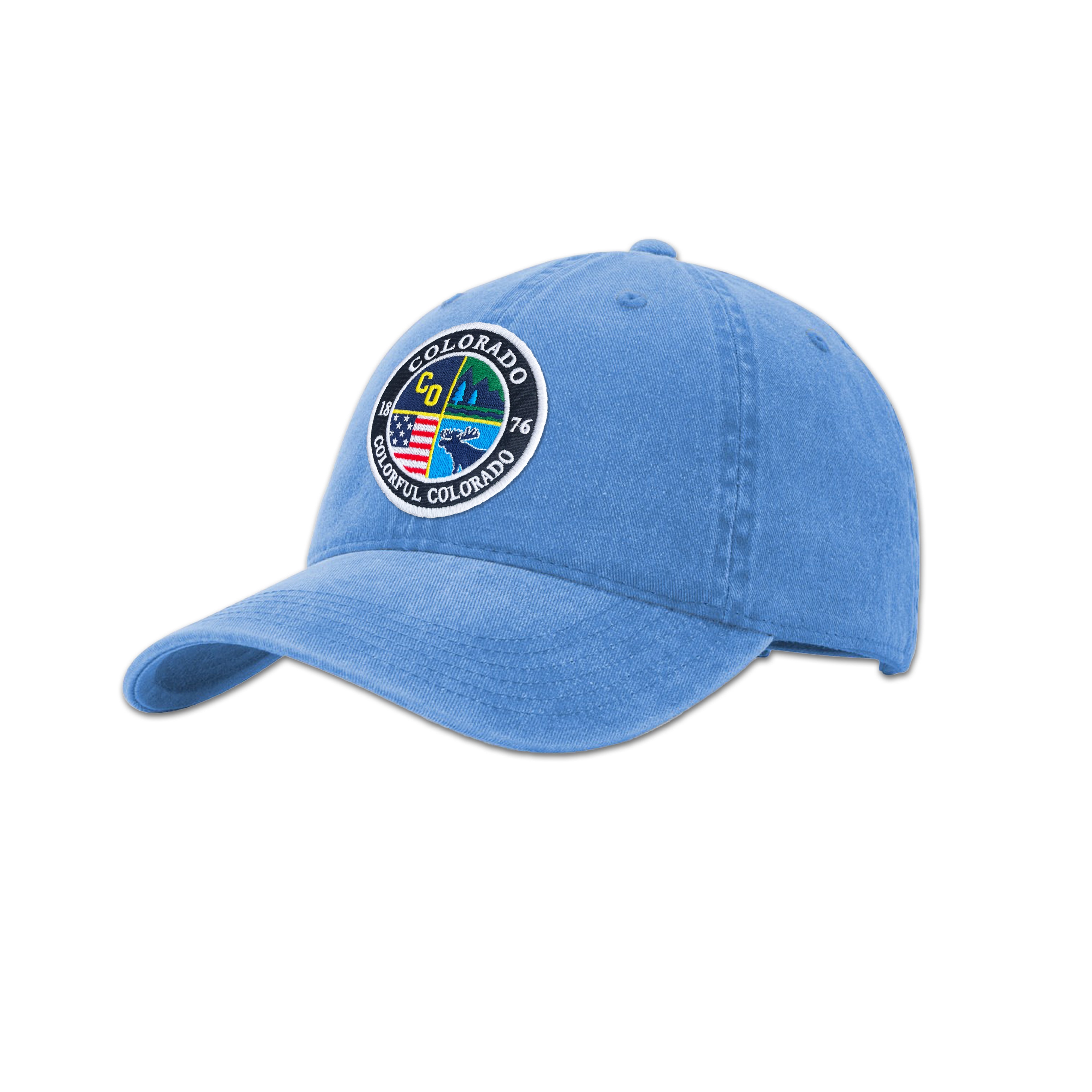 Colorado State Patch Vintage Washed Baseball Cap