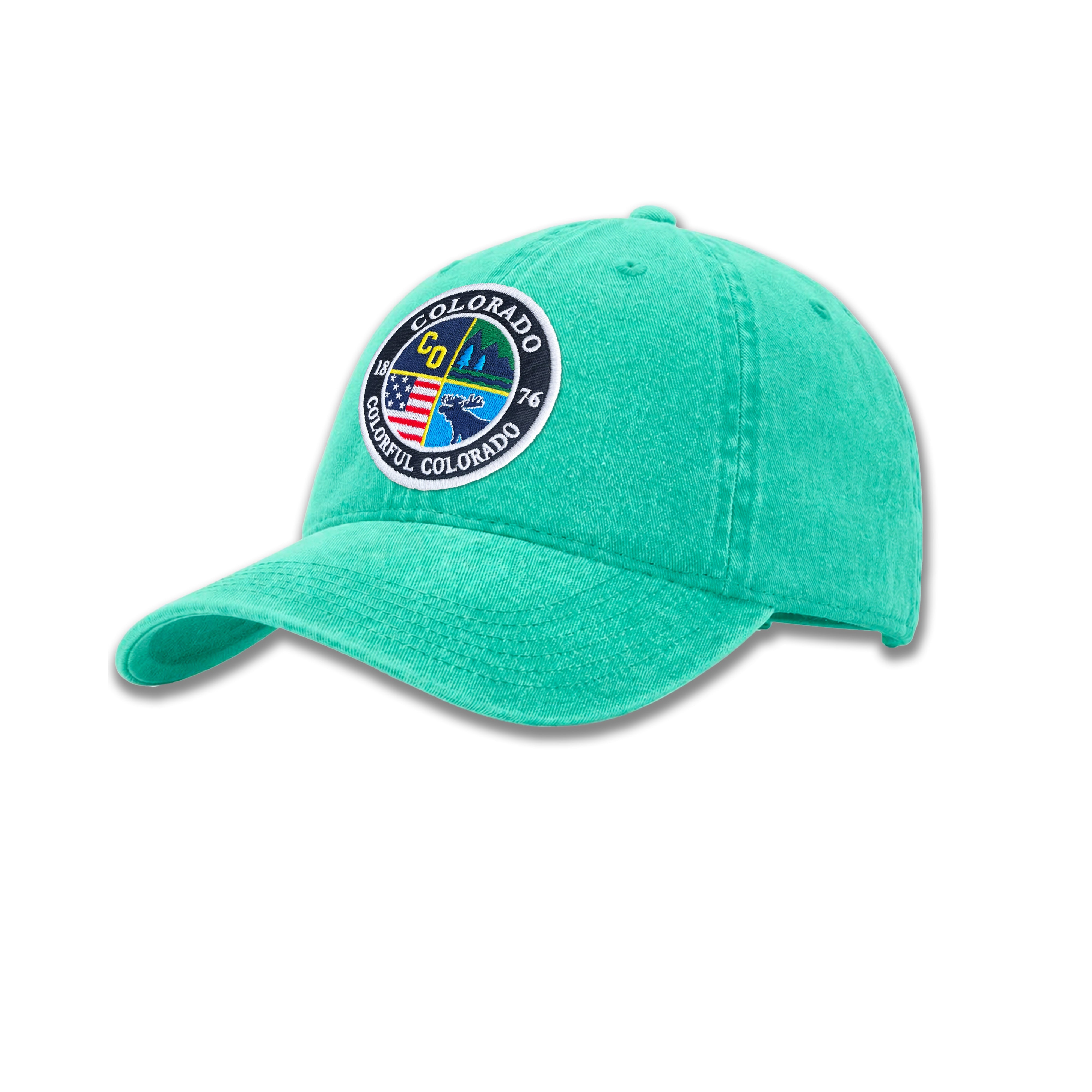 Colorado State Patch Vintage Washed Baseball Cap