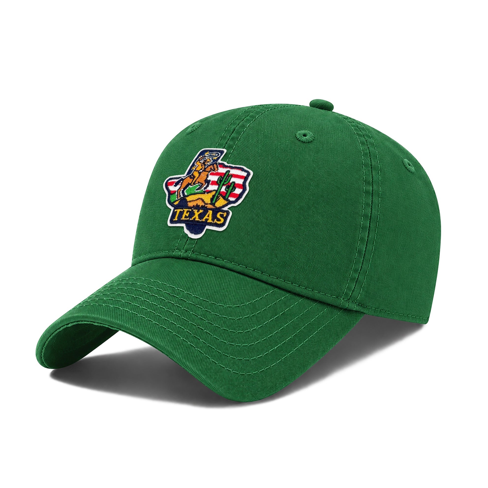 Texas As State Icons Low Profile Garment Wash Cotton Baseball Caps Mens Womens