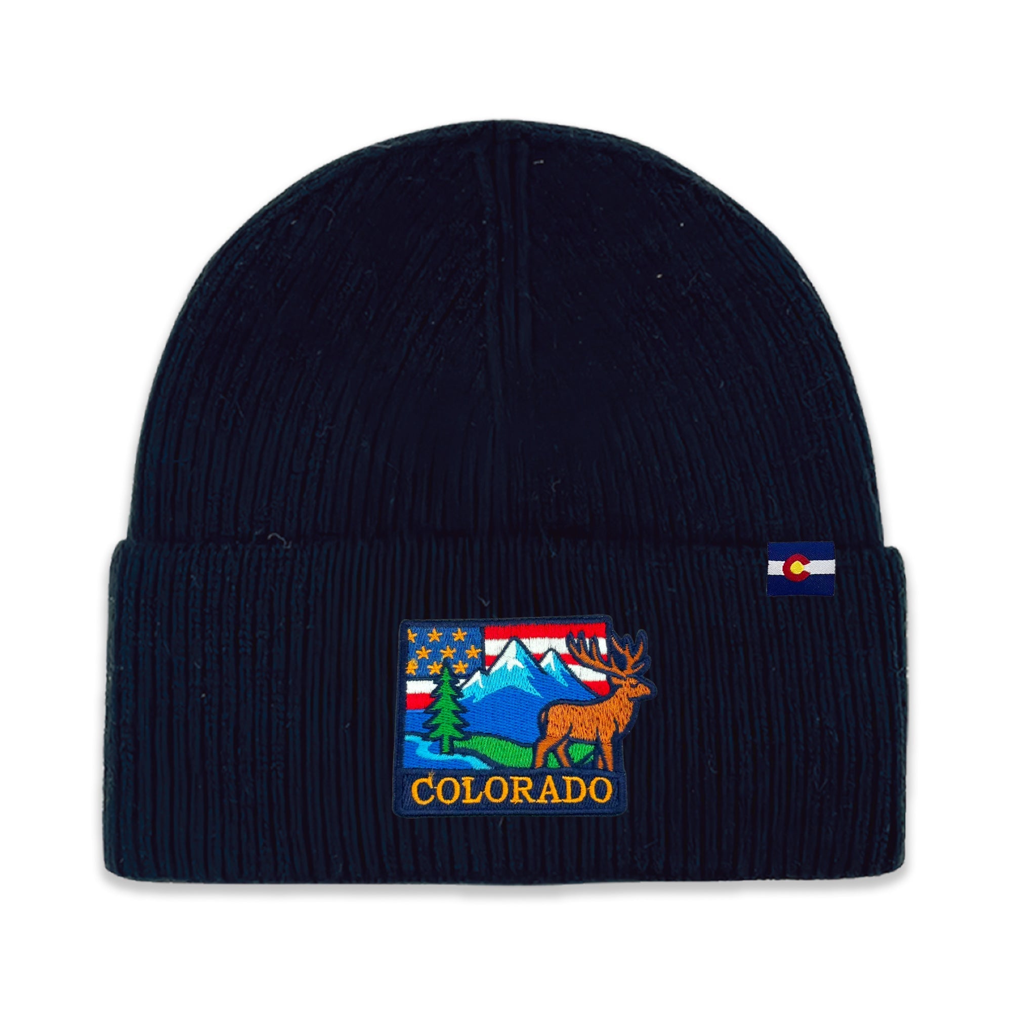 Colorado Moose Mountain Knit Beanie for Outdoor Adventure Lovers