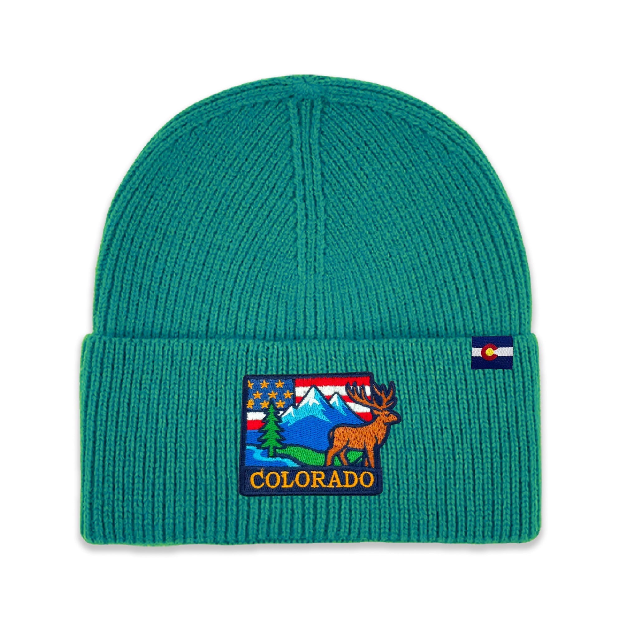 Colorado Moose Mountain Knit Beanie for Outdoor Adventure Lovers