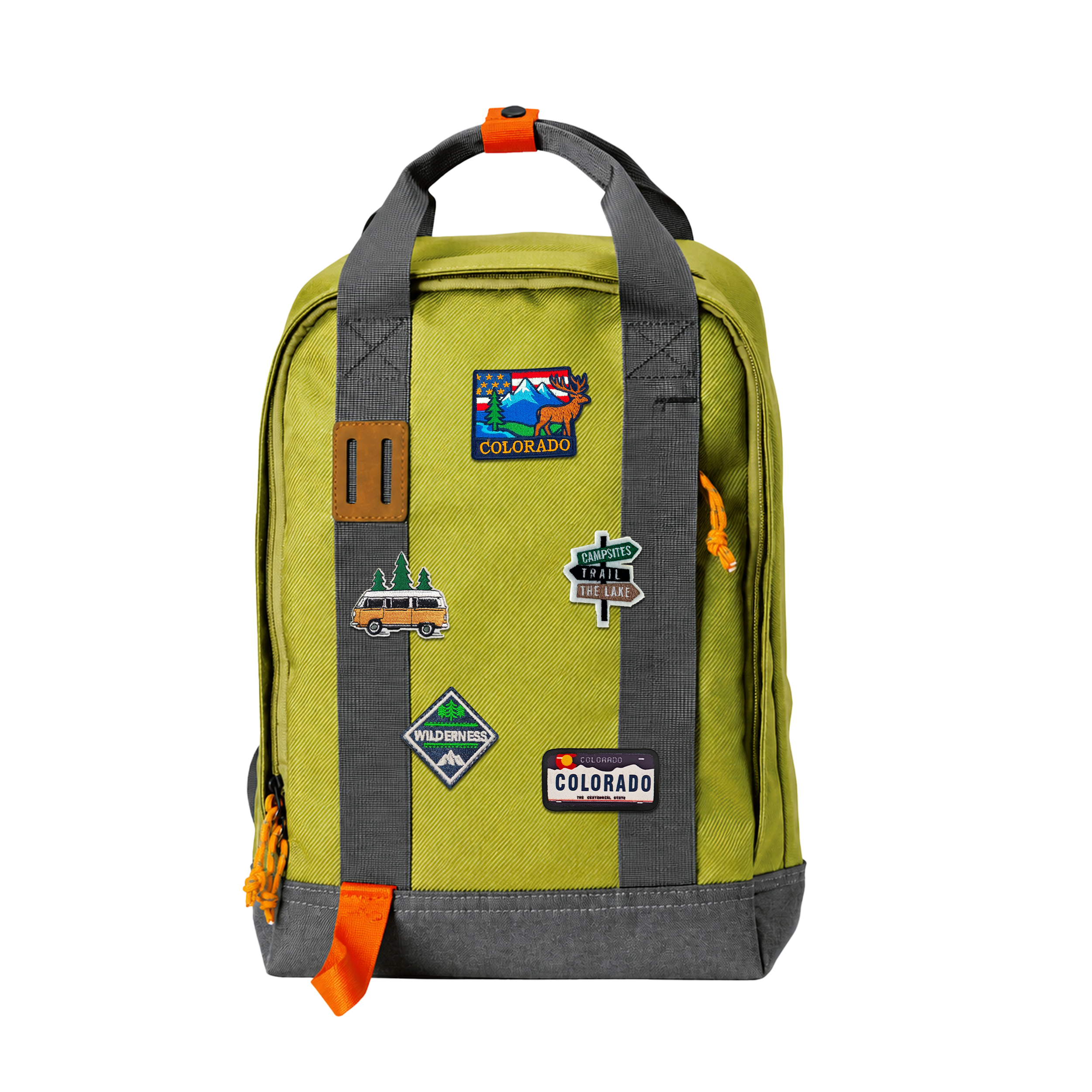 Colorado Adventure Patch Backpack Outdoor Travel Daypack