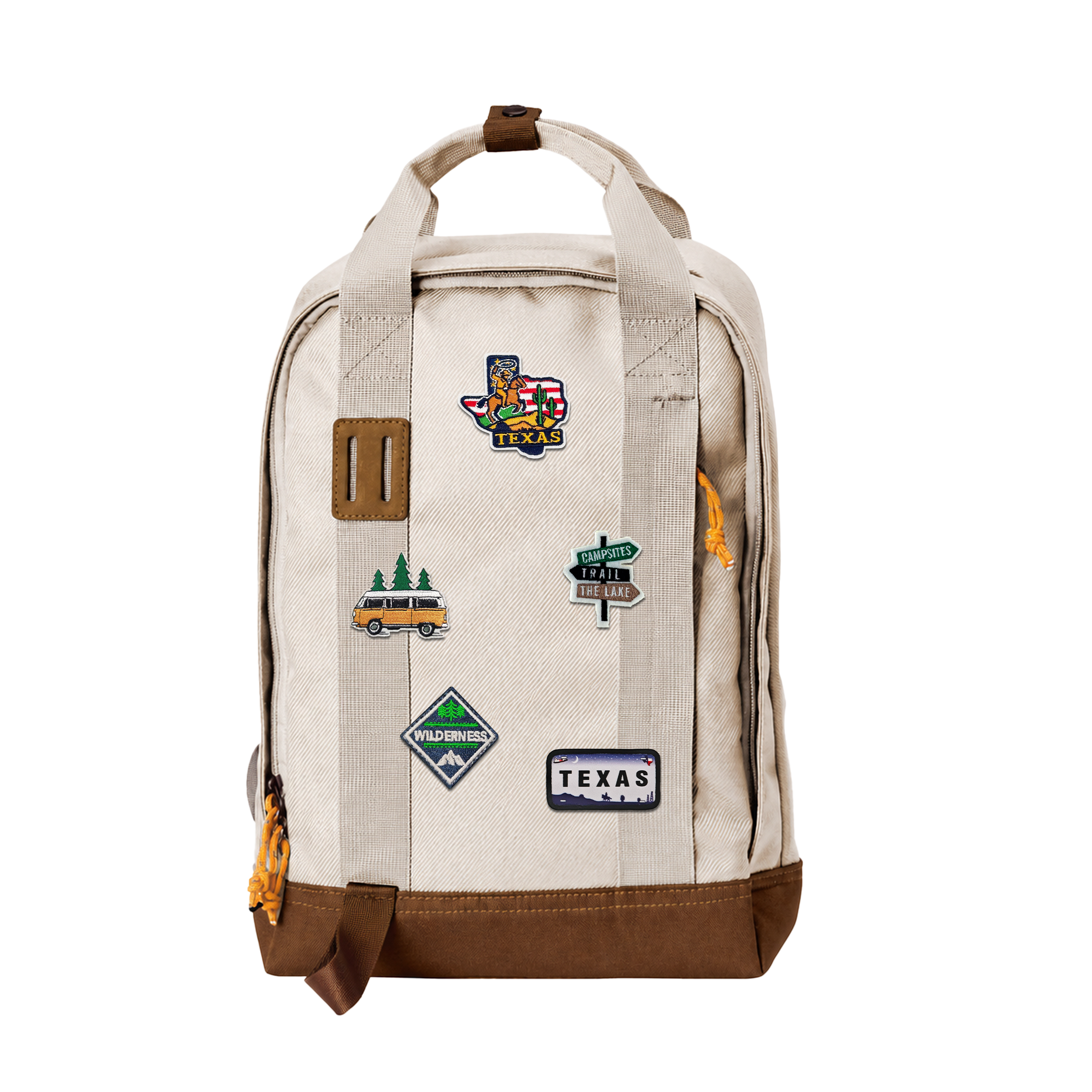 Texas Lone Star Laptop Backpack | Waterproof Western Adventure Travel Backpack