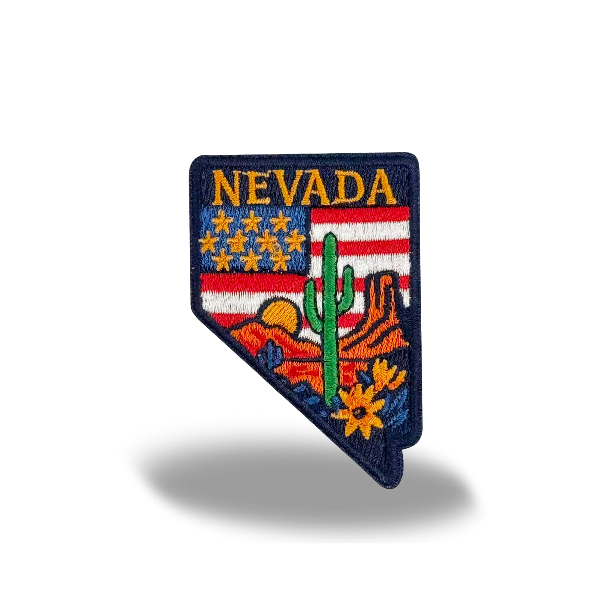 Nevada Showcasing State Icons Low Profile Garment Wash Cotton Baseball Caps Mens Womens
