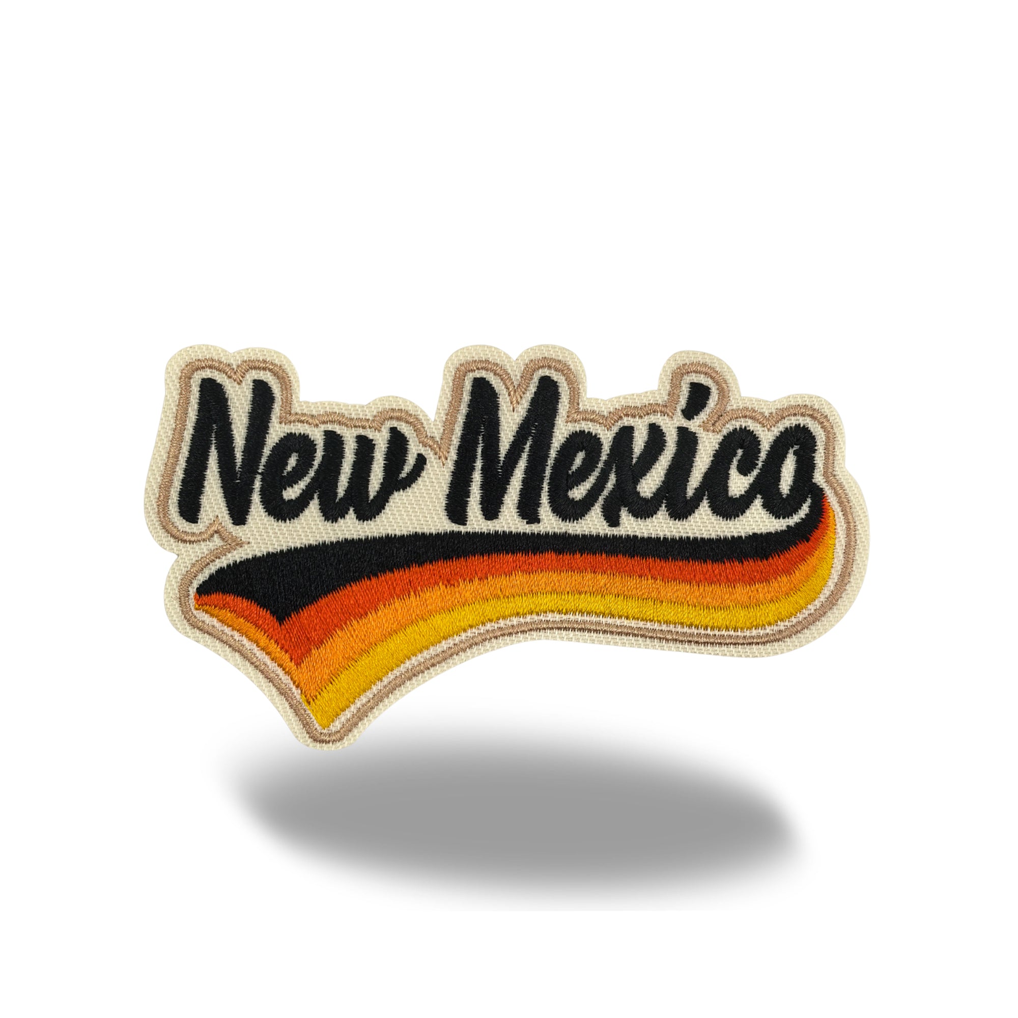 New Mexico Vintage Iron-on Embroidered Patch | USA State Travel Souvenir Patch for Hats, Jackets & Backpacks