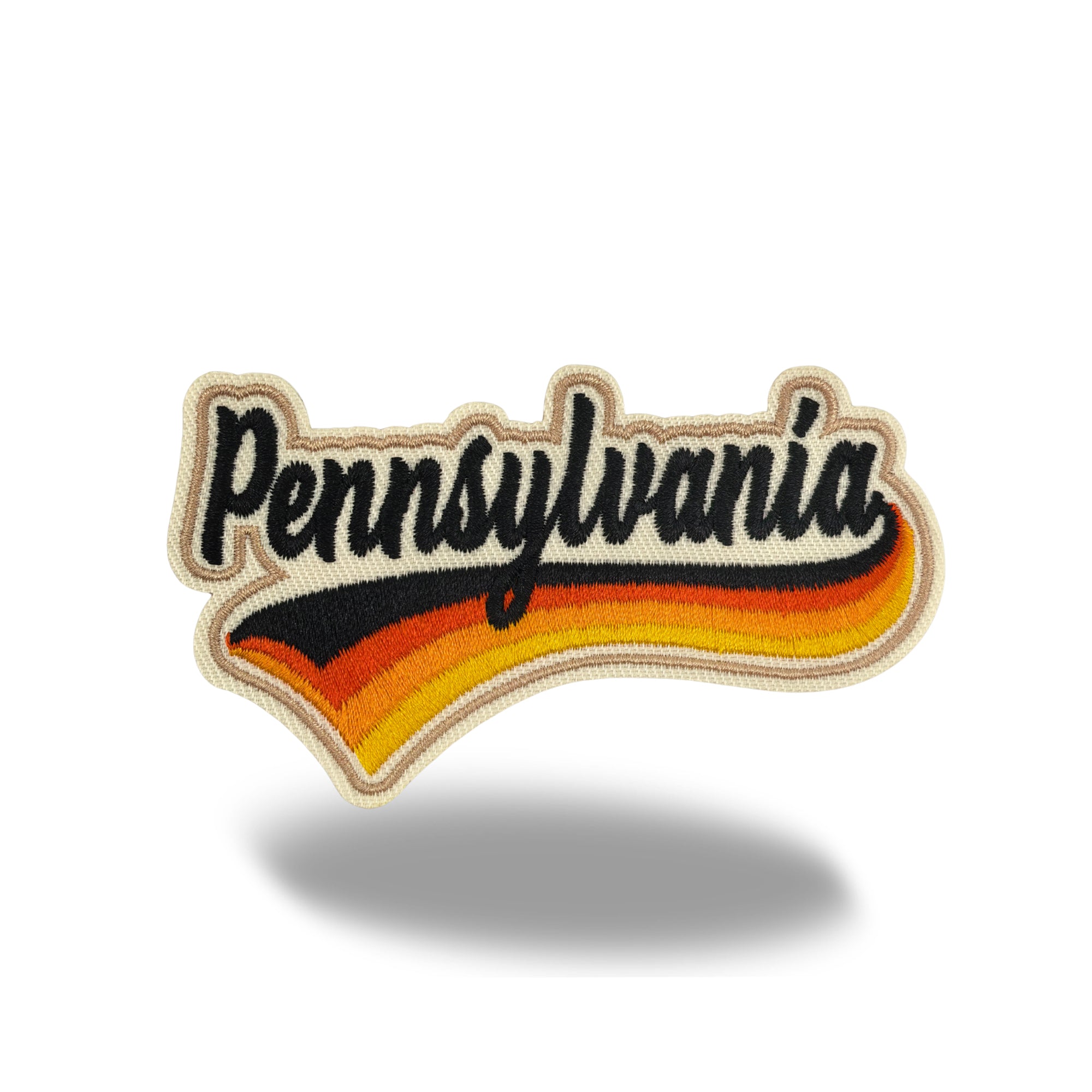 Pennsylvania Heritage Iron-on Embroidered Patch | USA State Travel Souvenir Patch for Hats, Jackets & Backpacks